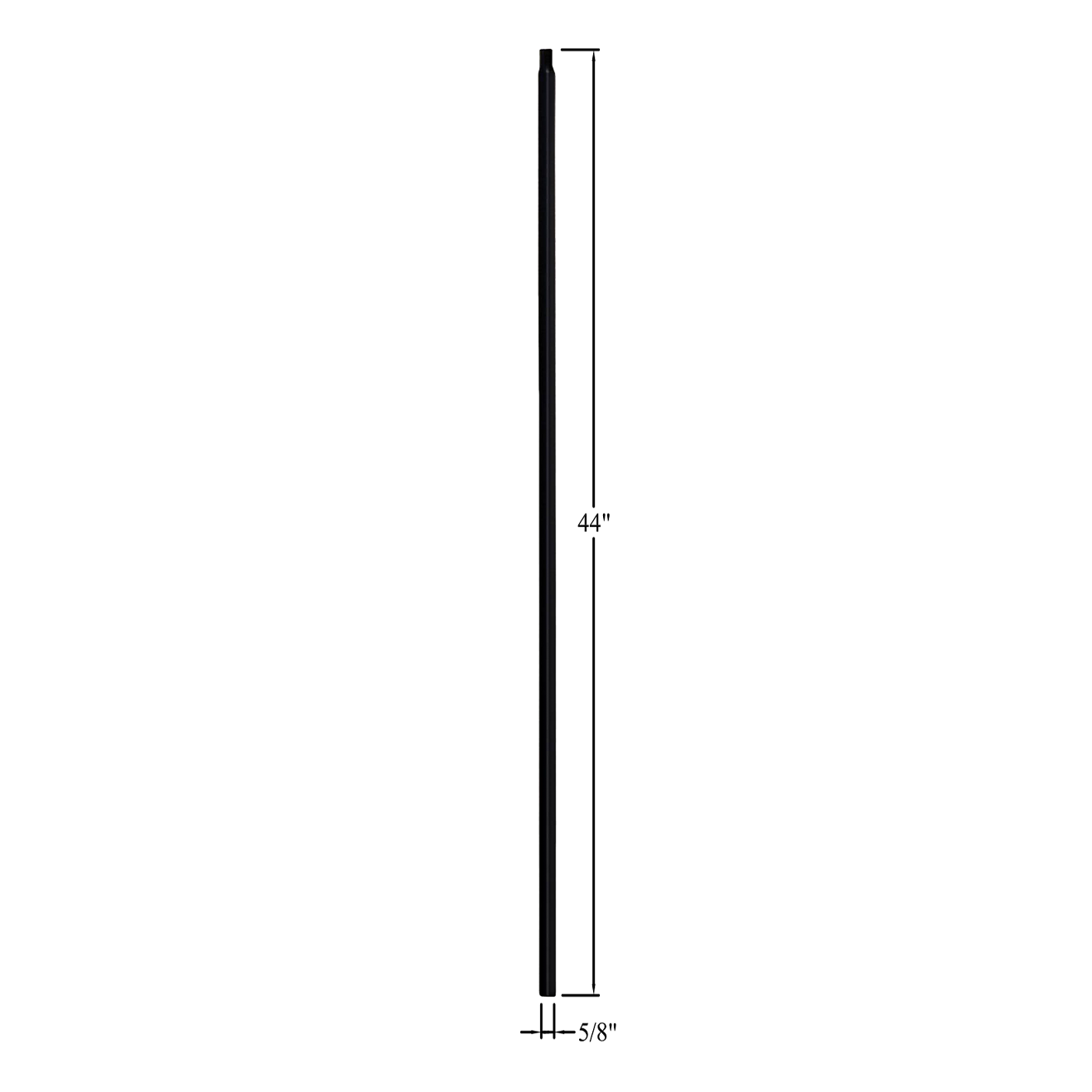 T-18.8.6 - 5/8" Square Metal Baluster - Plain
