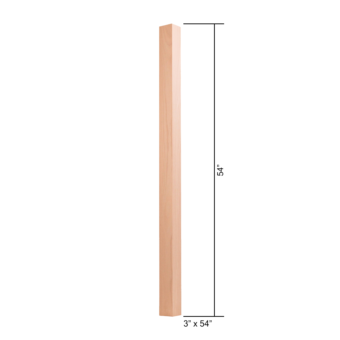 3000 - Blank Wood Newel