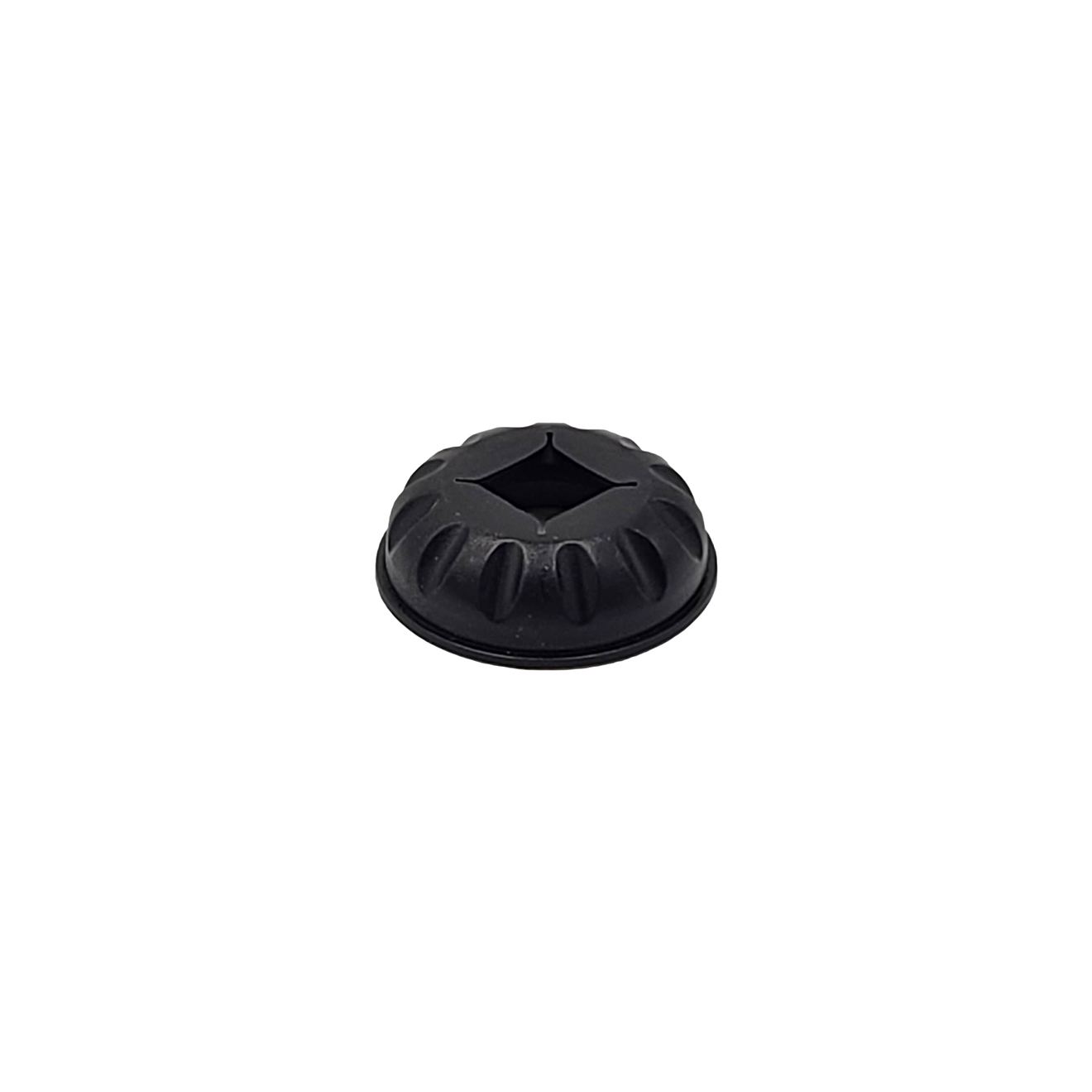 3109 - 1/2" Square Baluster Shoe - Flat Round Plastic