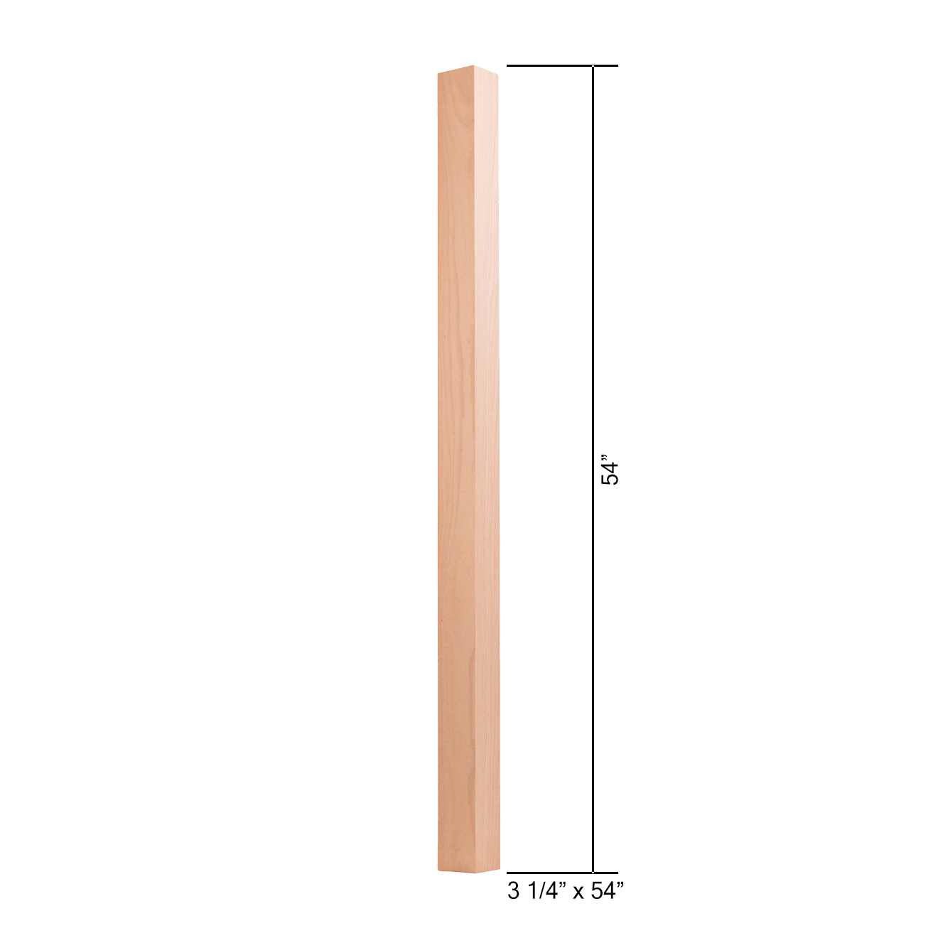 4000 - Blank Wood Newel