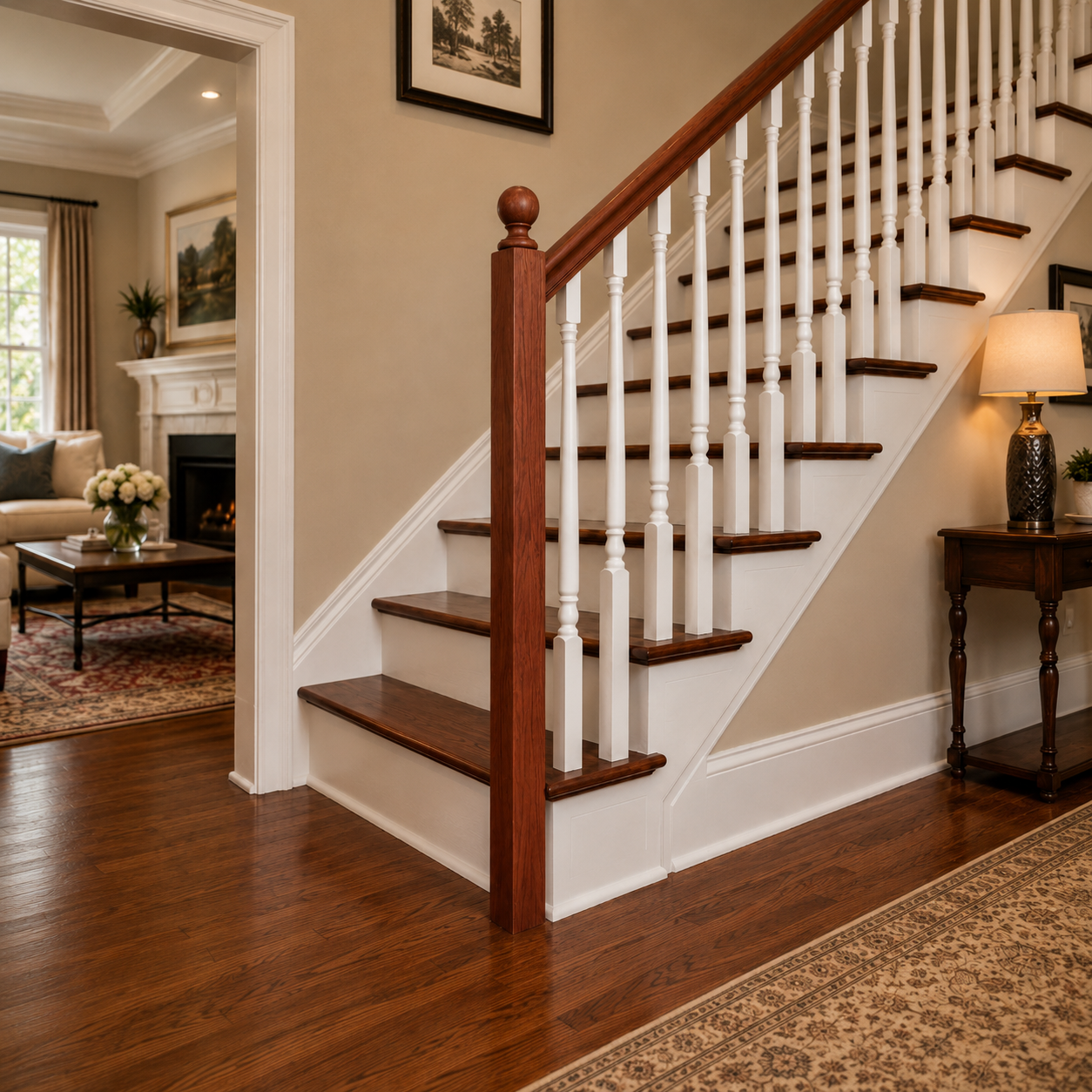 4005-54BT - Ball Top Wood Newel