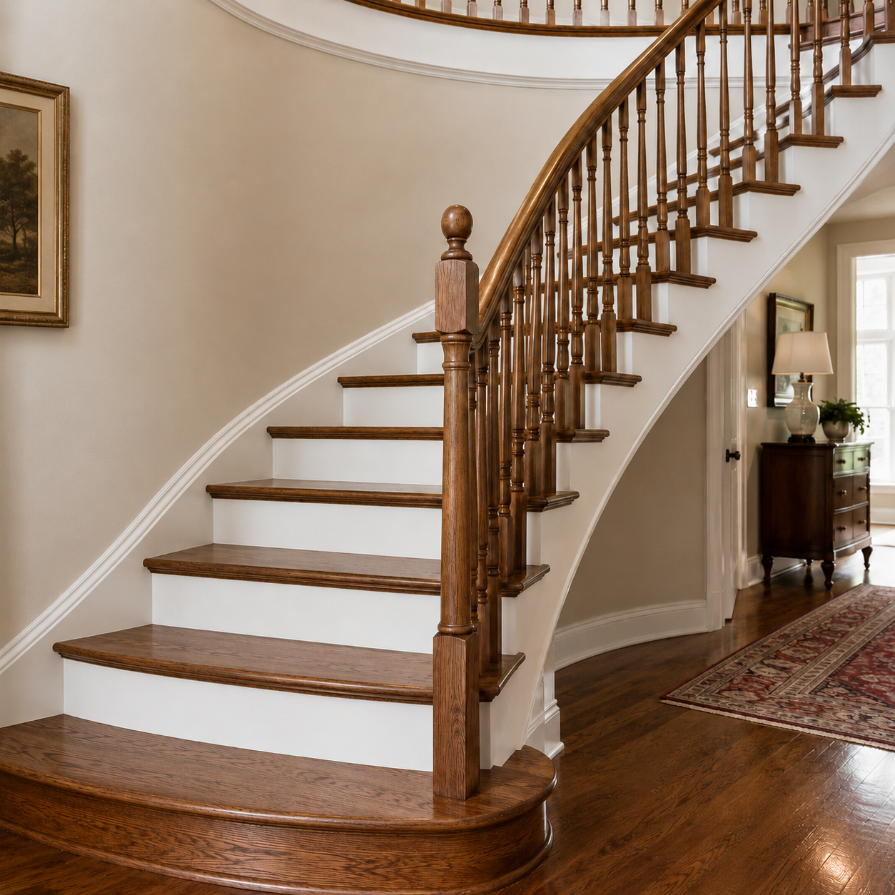 4042-54BT - Ball Top Wood Newel