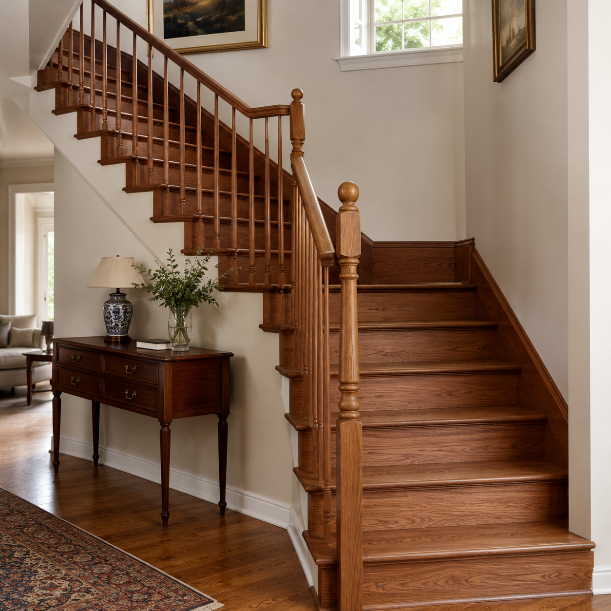 4042MS-54BT - Ball Top Wood Newel