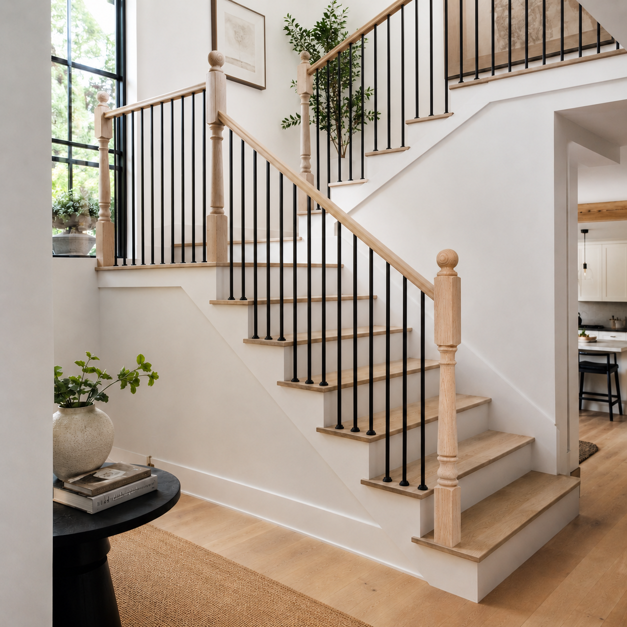 4043MS-54BT - Ball Top Wood Newel
