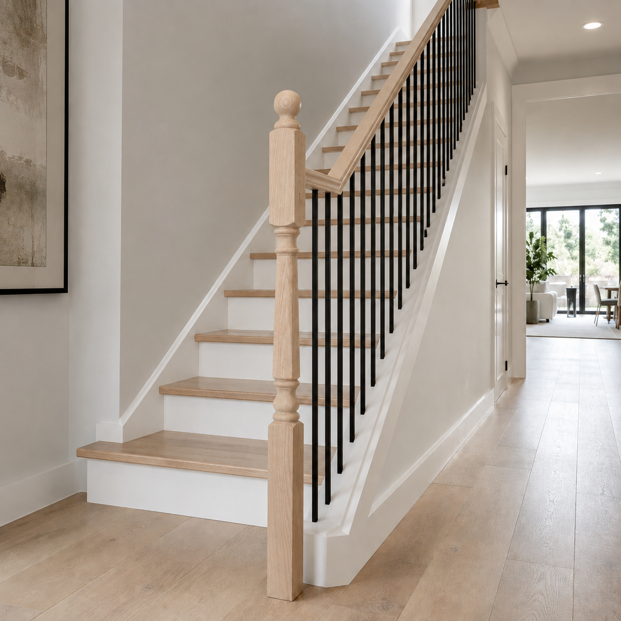 4043MS-54BT - Ball Top Wood Newel