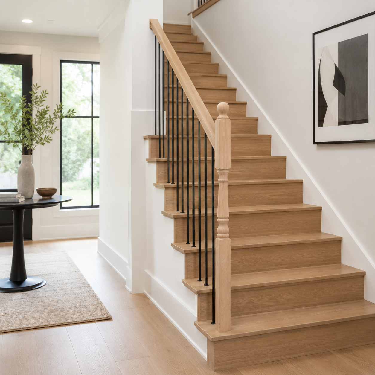 4045MS-54BT - Ball Top Wood Newel