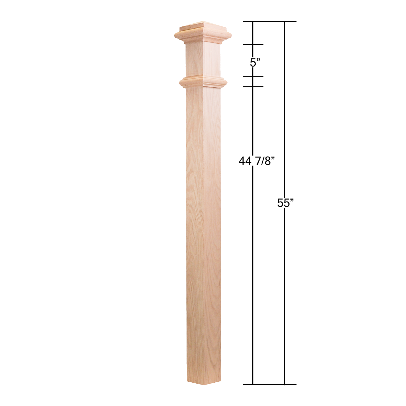 4075-P - Plain Box Newel