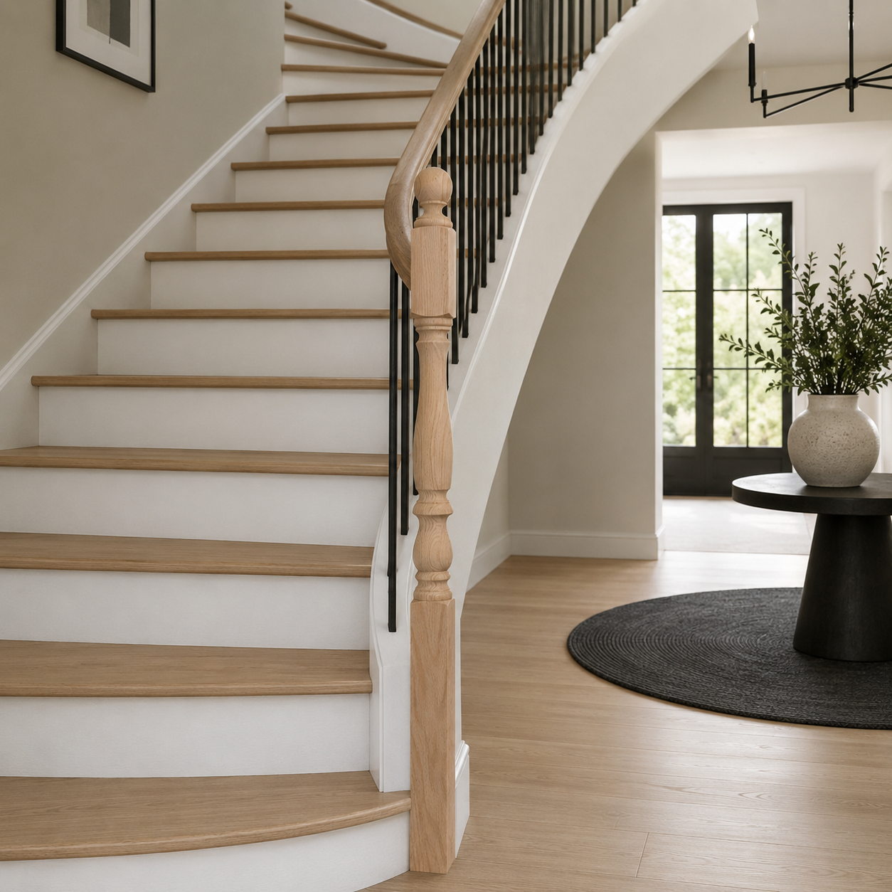 4160-54BT - Ball Top Wood Newel