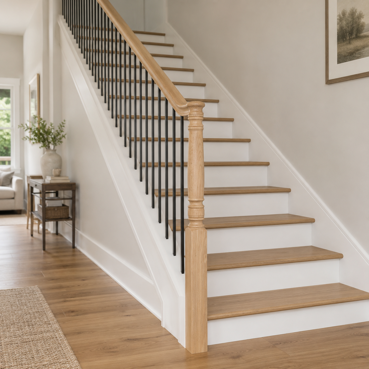 4271-48PT - Pin Top Wood Newel