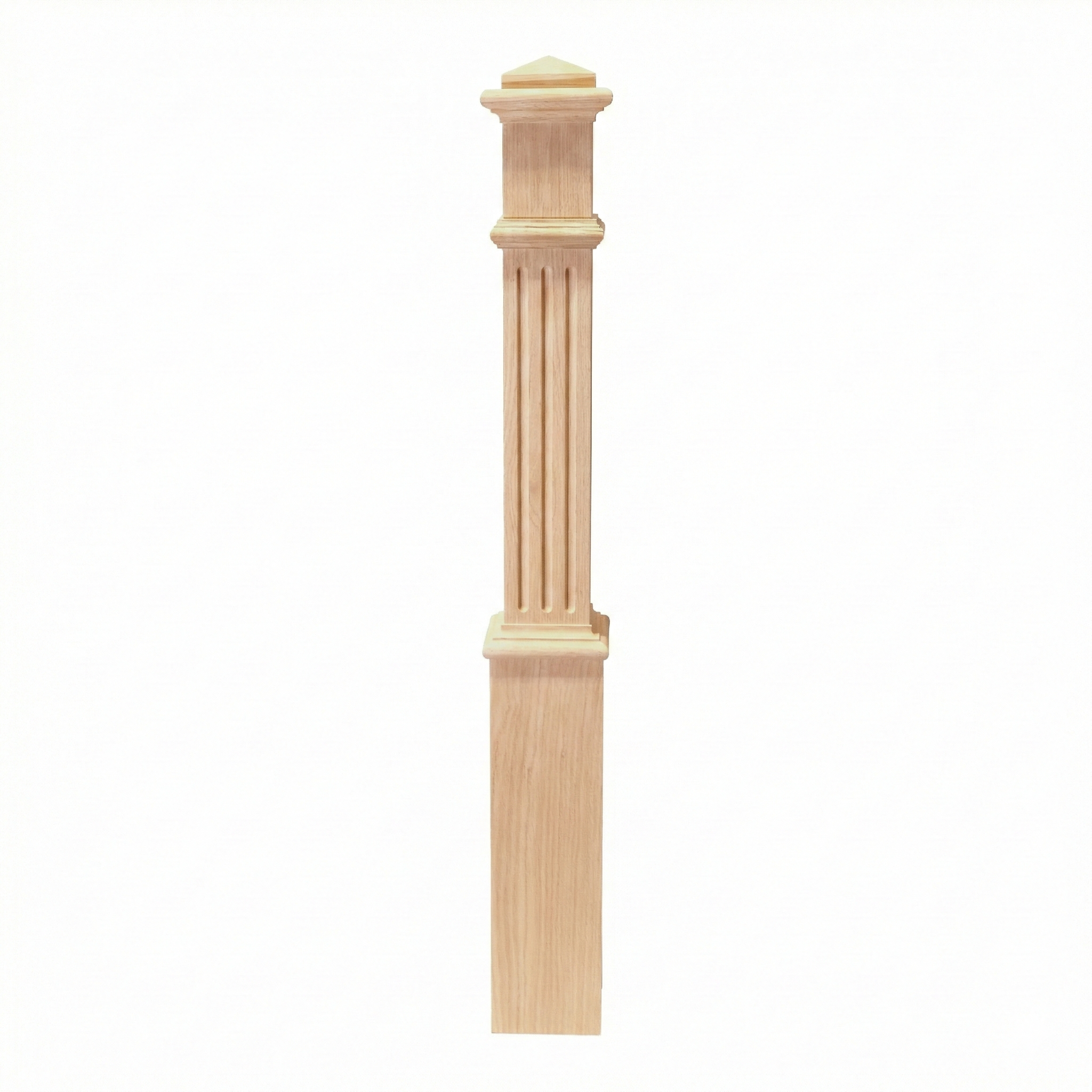 4291-F - Fluted Box Newel