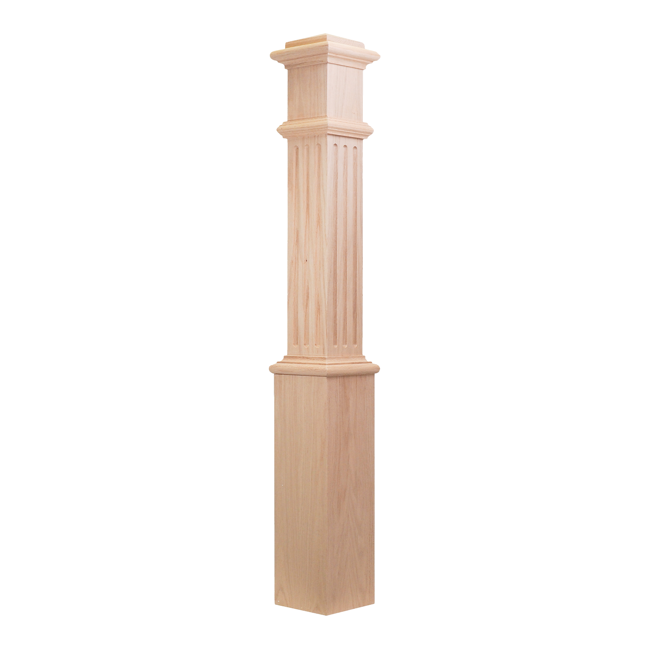 4291-F - Fluted Box Newel