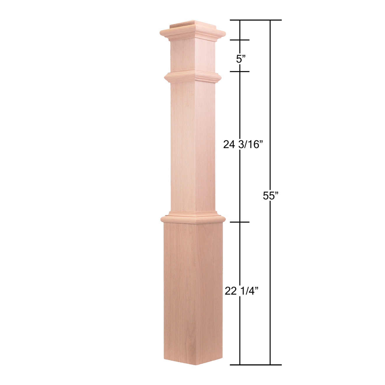 4291-P - Plain Box Newel