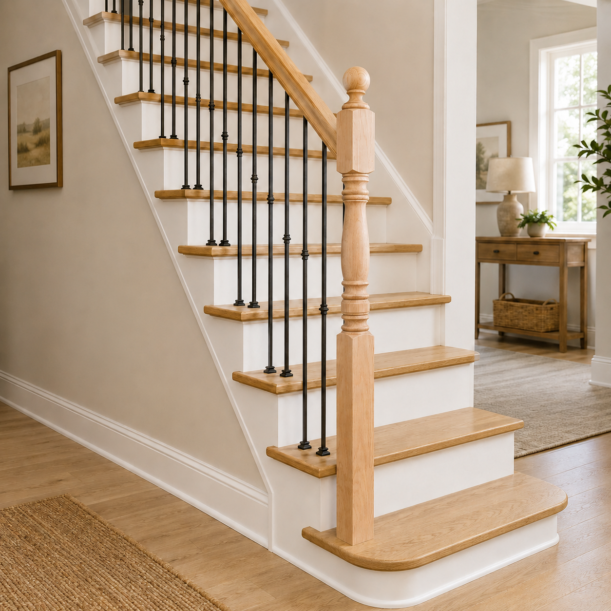4301-54BT - Ball Top Wood Newel