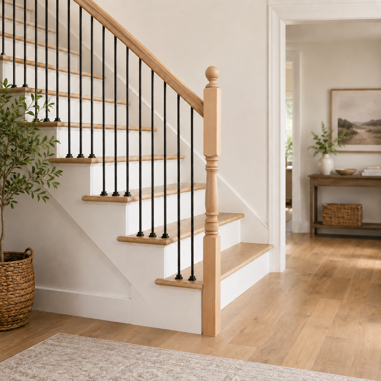 4305-54BT - Ball Top Wood Newel