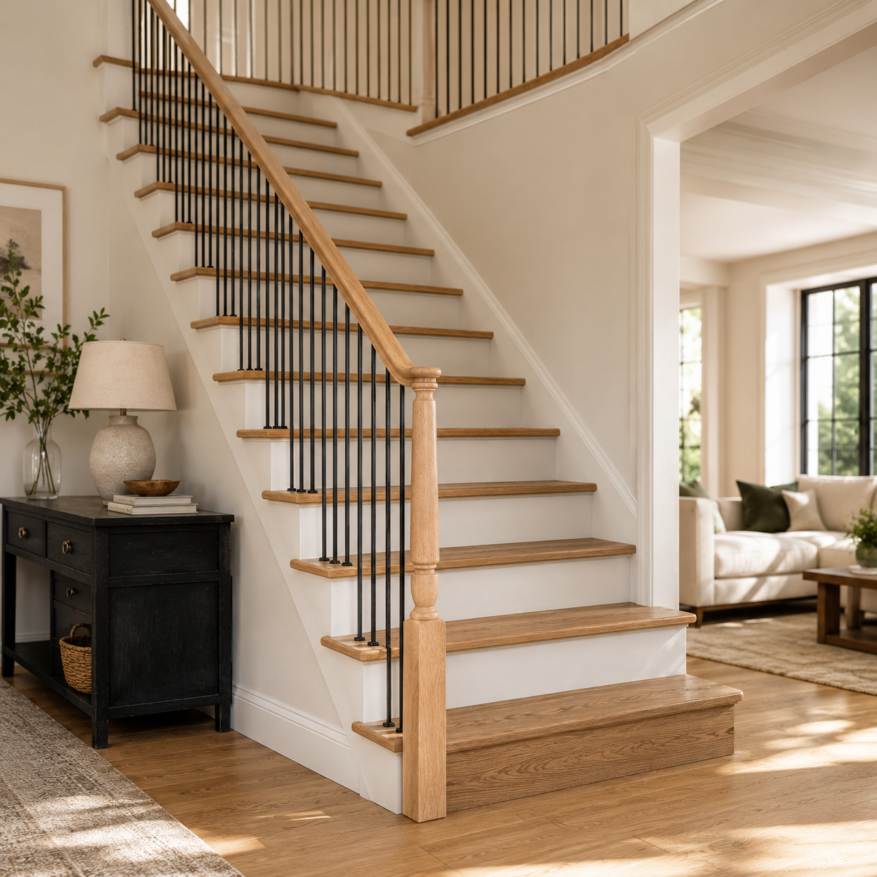 4410-48PT - Pin Top Wood Newel