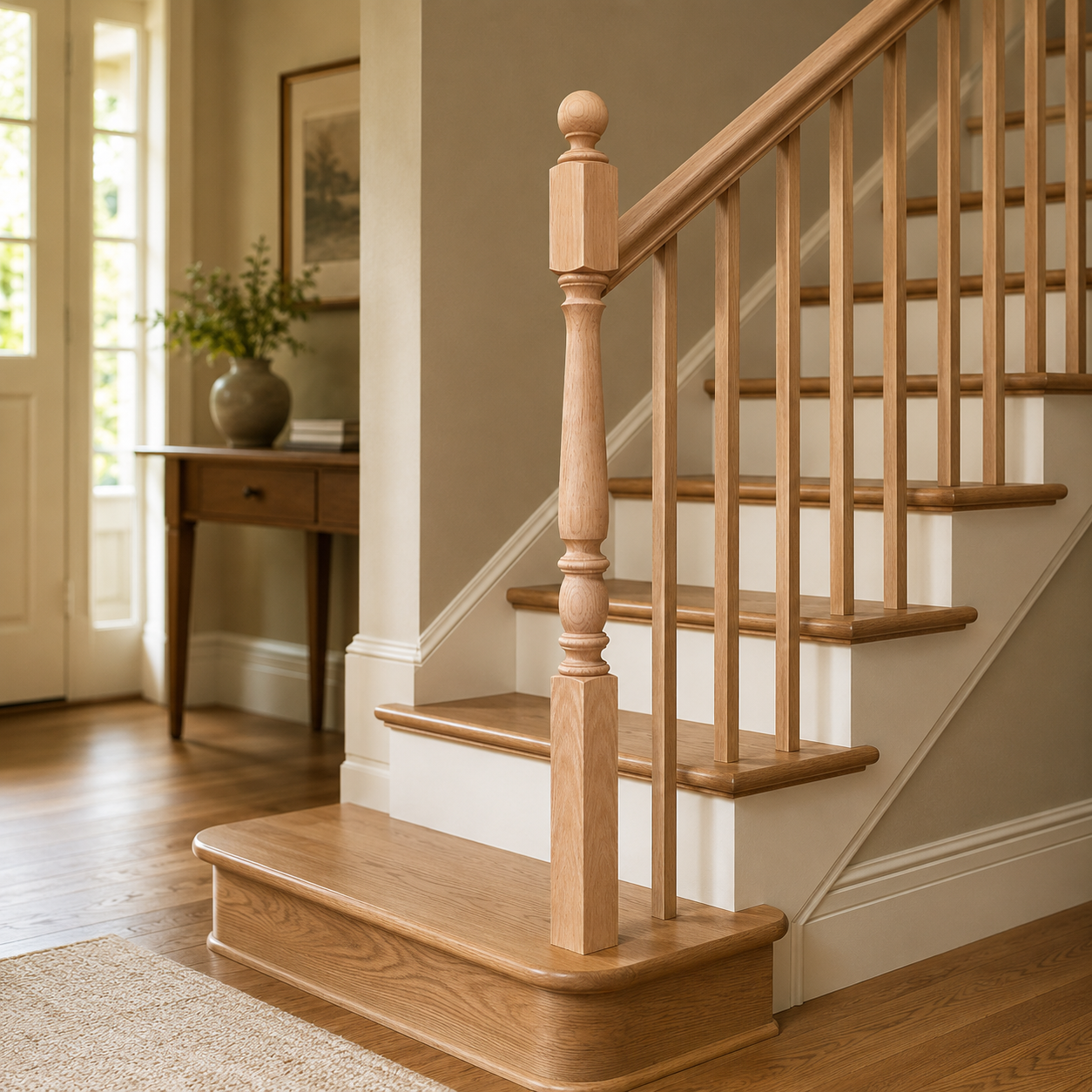 4442-54BT - Ball Top Wood Newel