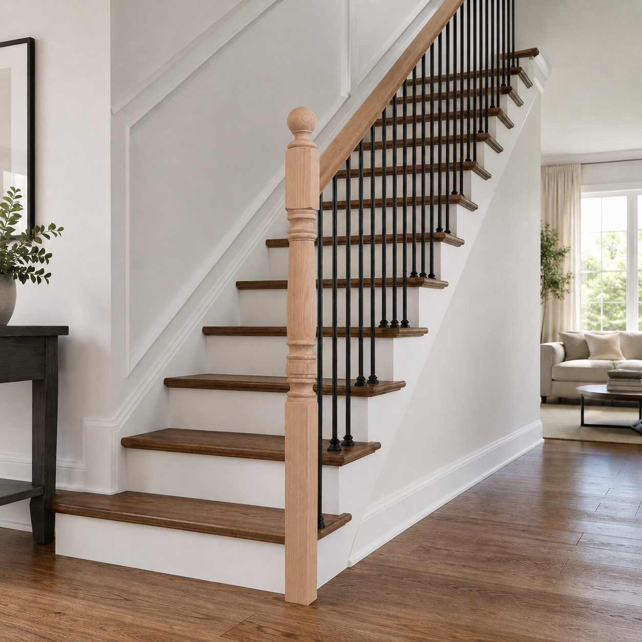 4501-54BT - Ball Top Wood Newel