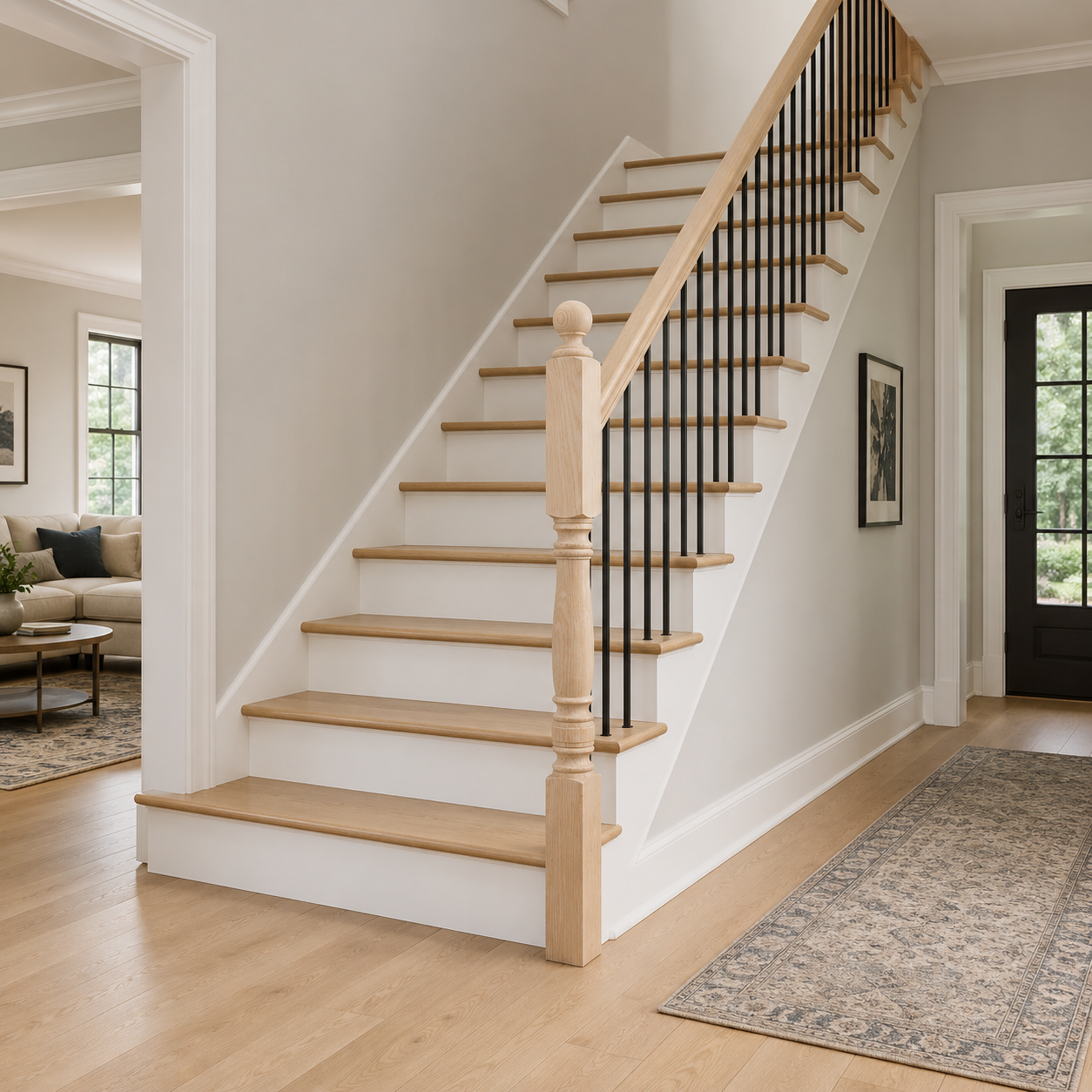 4505-54BT - Ball Top Wood Newel