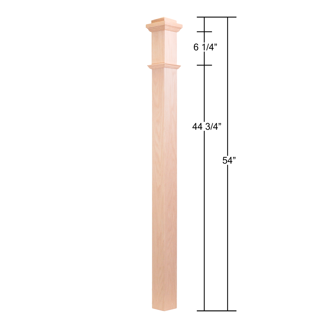 4592-P - Plain Box Newel