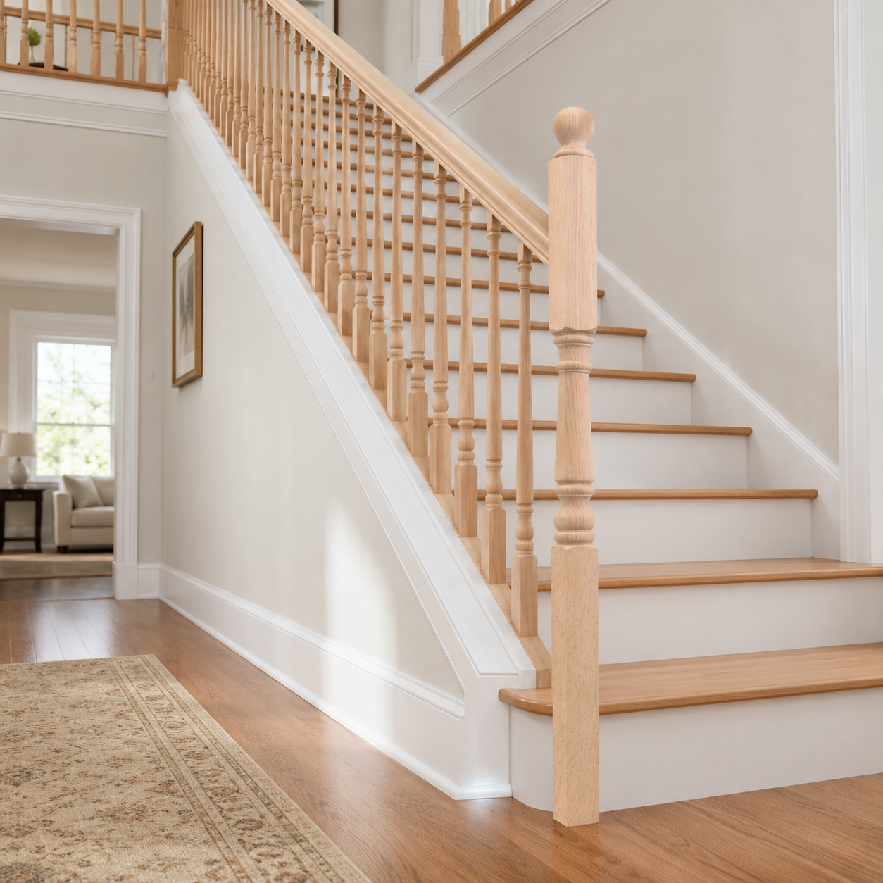 4643MS-54BT - Ball Top Wood Newel
