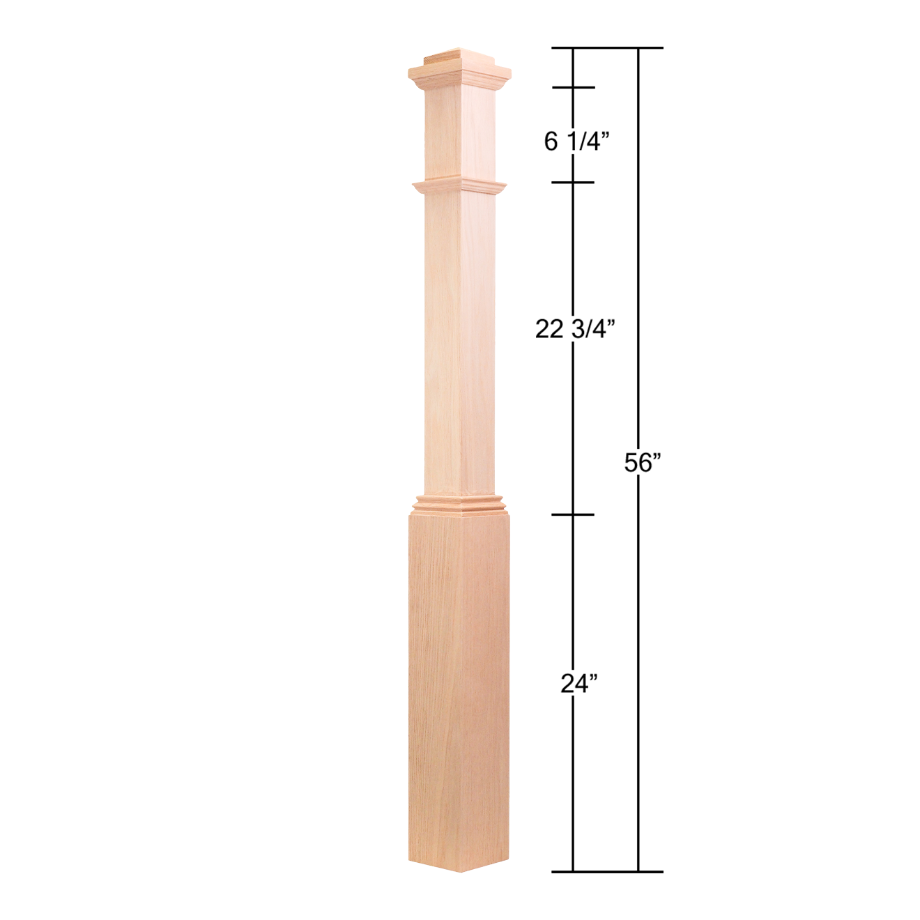 4692-P - Plain Box Newel