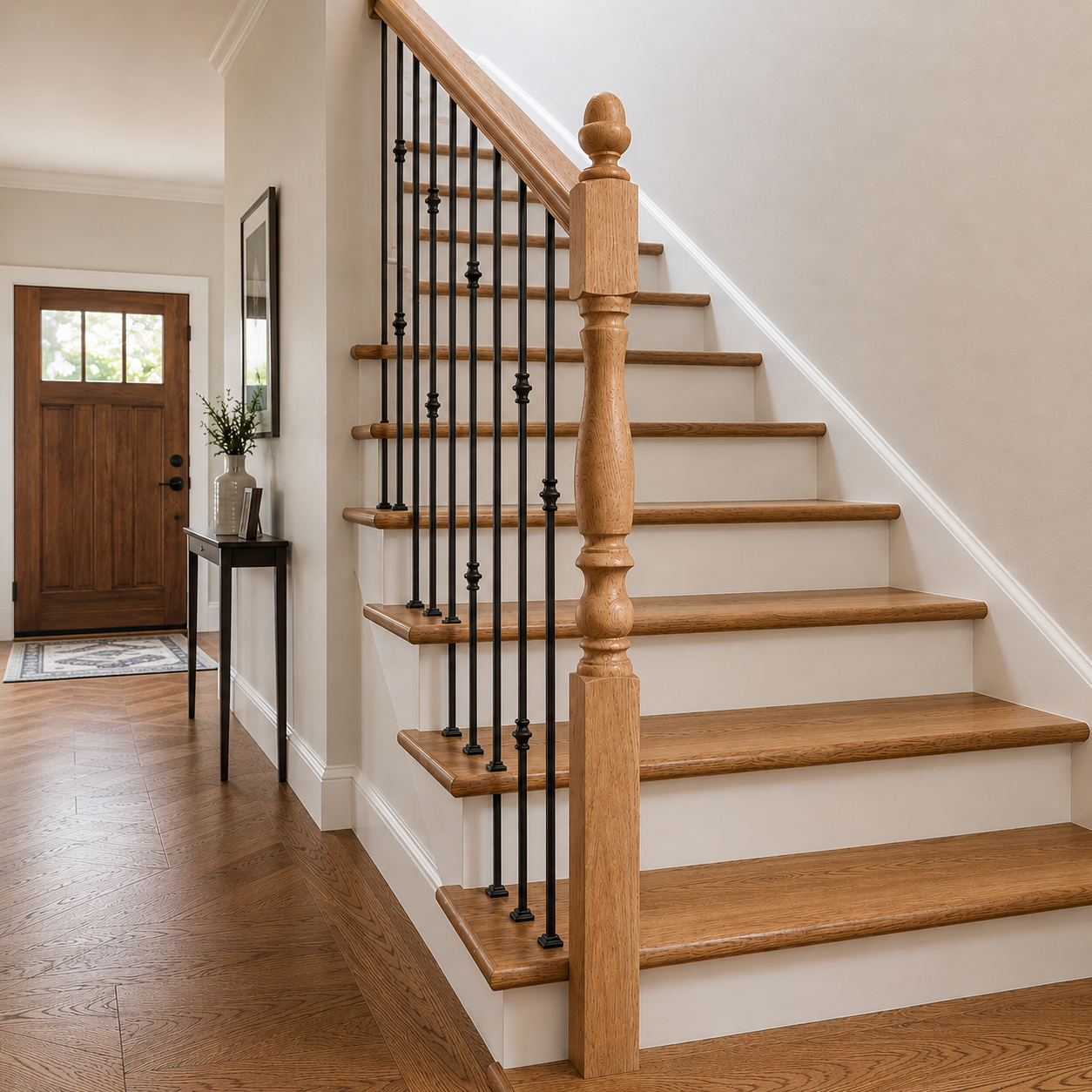 5160-54AT - Acorn Top Wood Newel