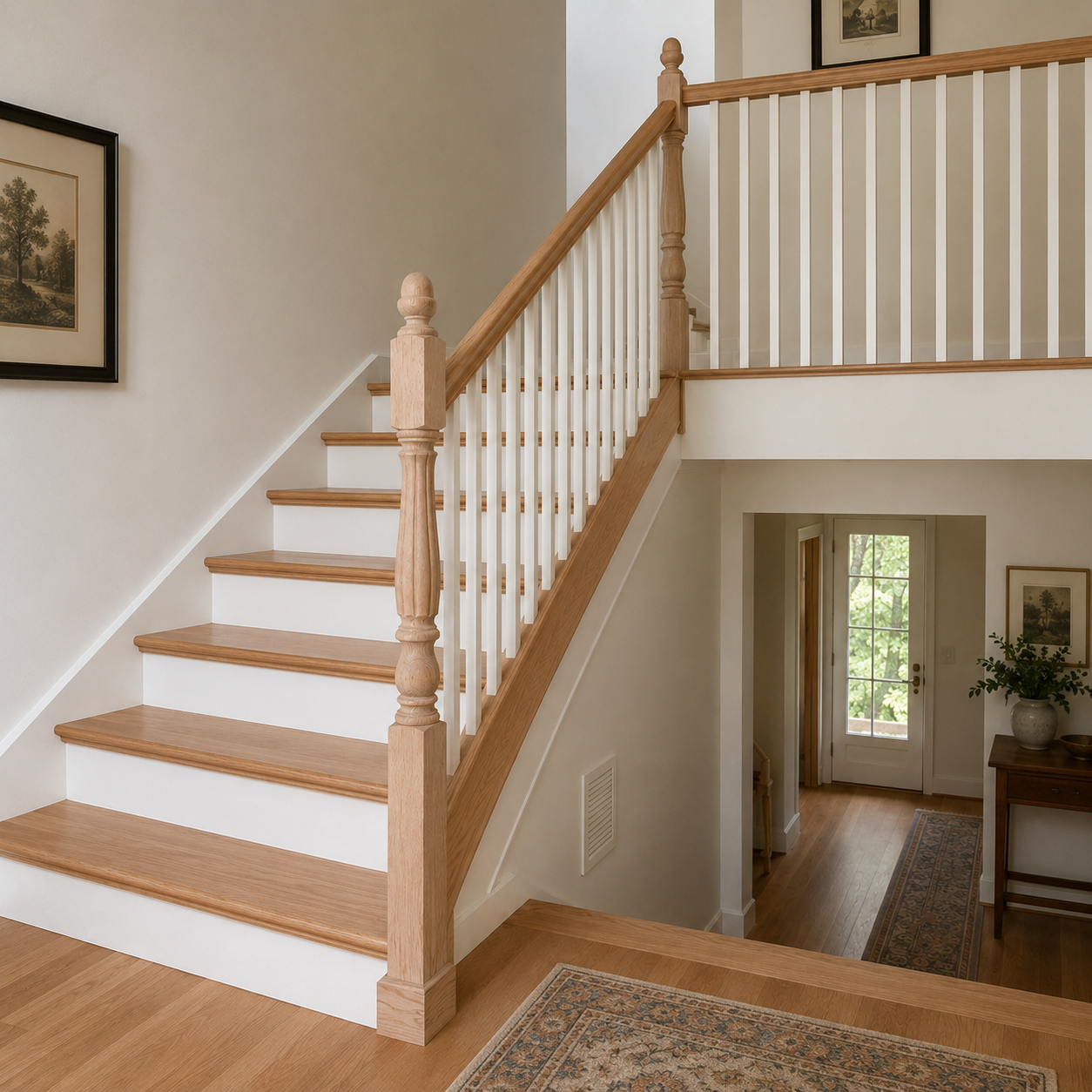 5165-54AT - Acorn Top Wood Newel