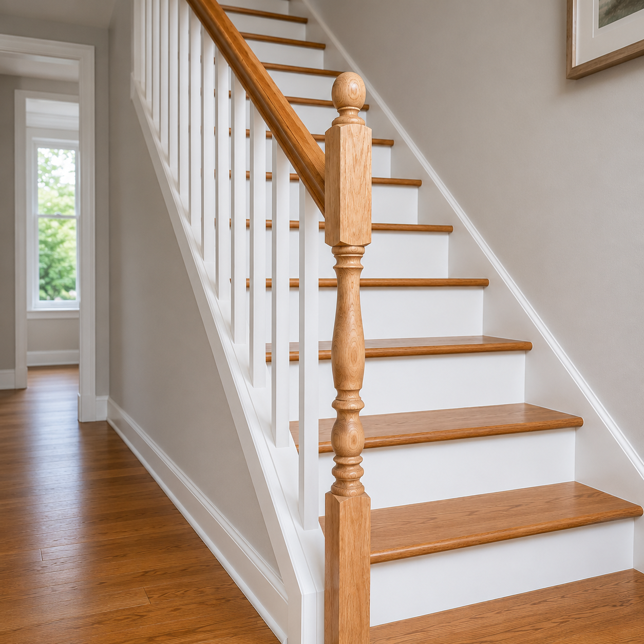 5170-54AT - Acorn Top Wood Newel