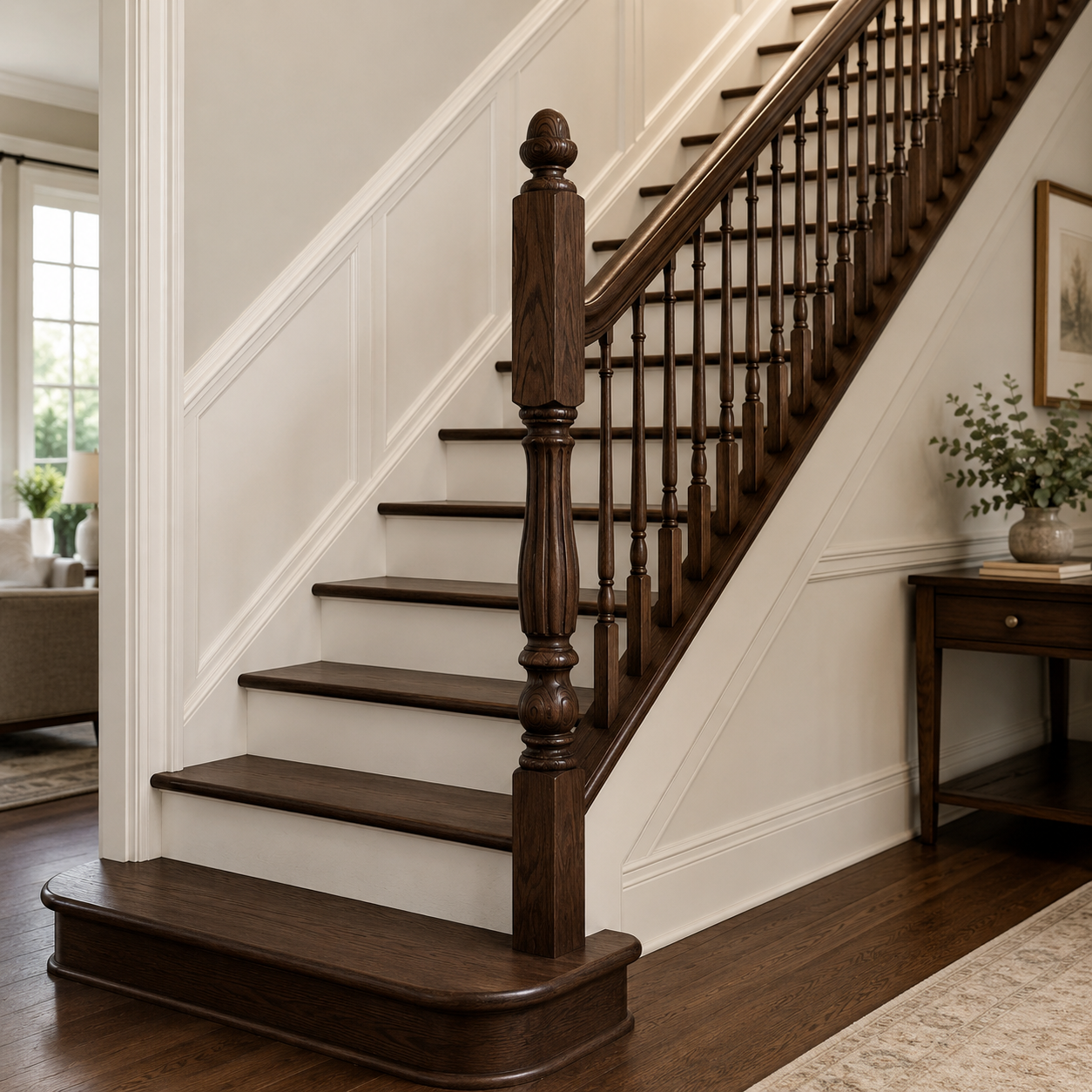 5175-54AT - Acorn Top Wood Newel