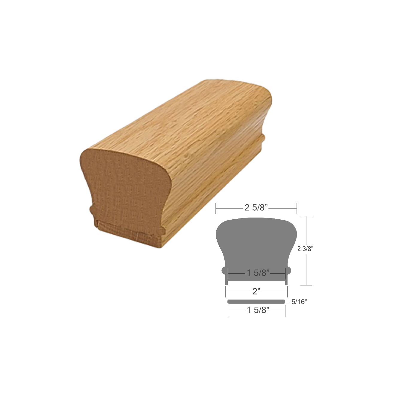 6210-Plowed - Wood Handrail