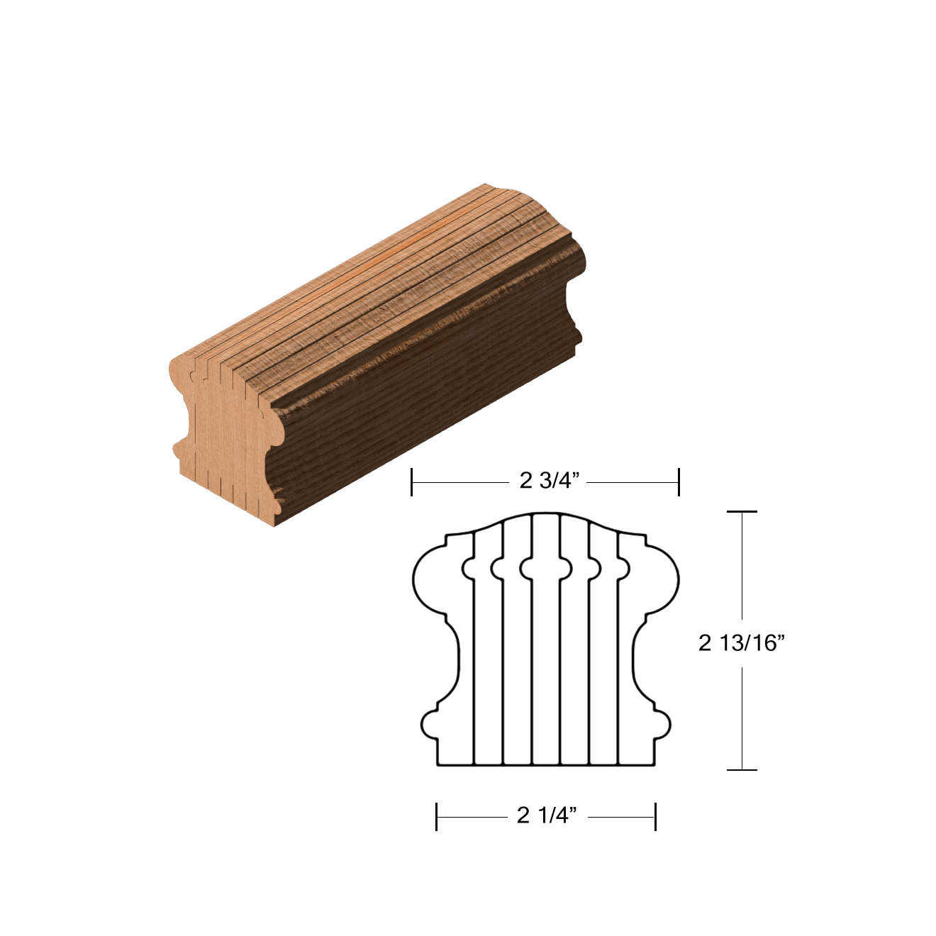 6710B - Wood Bending Handrail