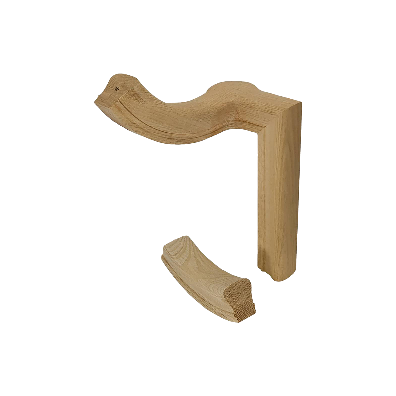 Hand Rail Riser Handrail Fitting 60 - Left Hand 2 Riser w/ Cap – International Stair ...