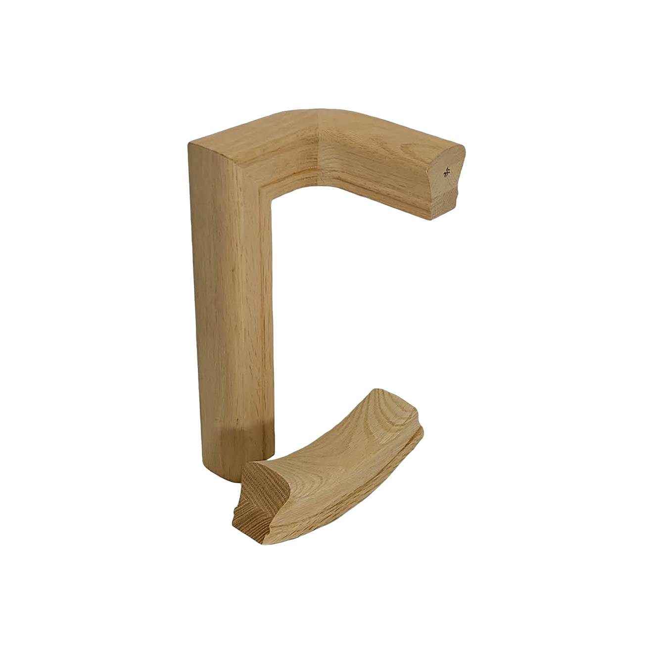 Handrail Fitting 76 - Right Hand 2 Riser