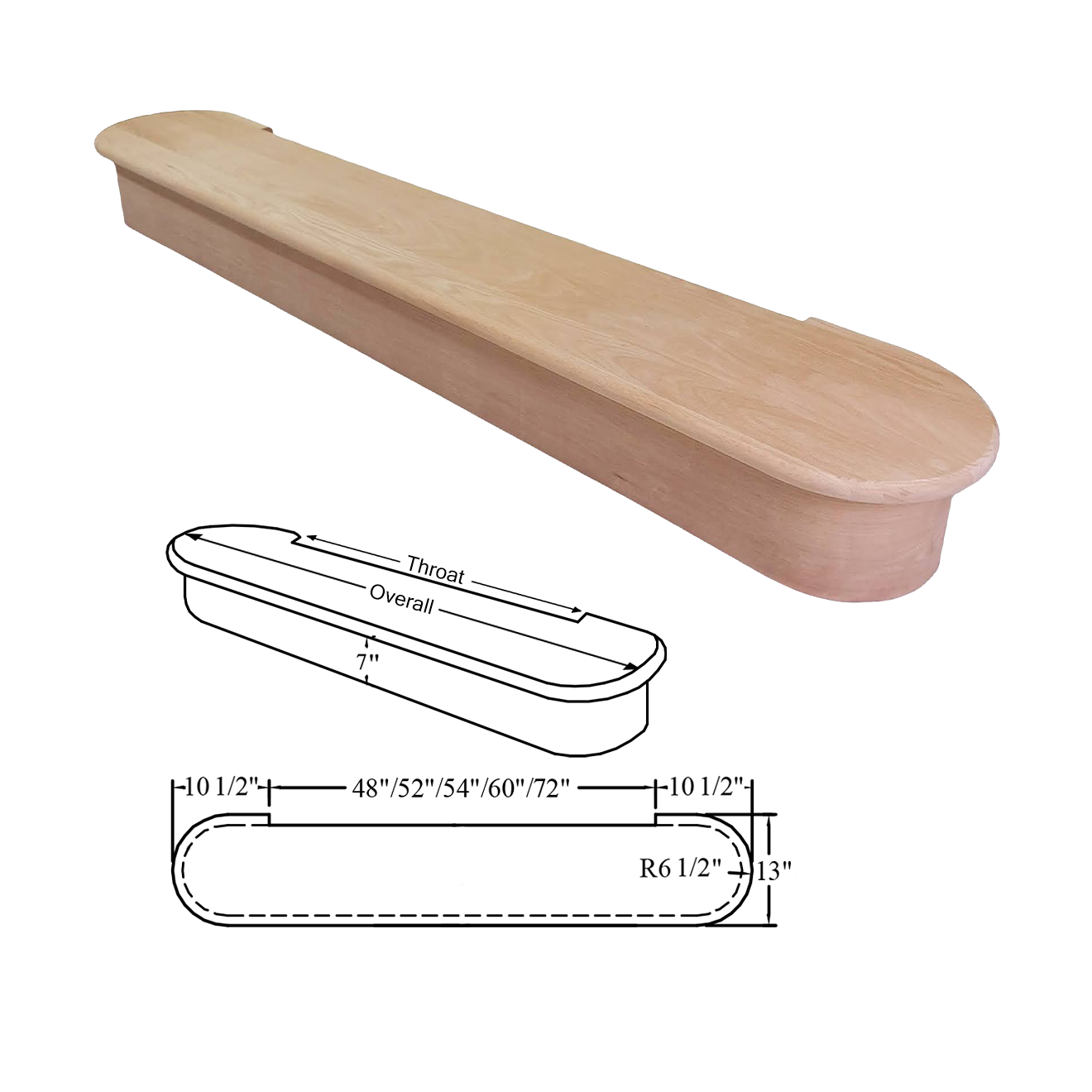 8015 Double End Wood Starting Step