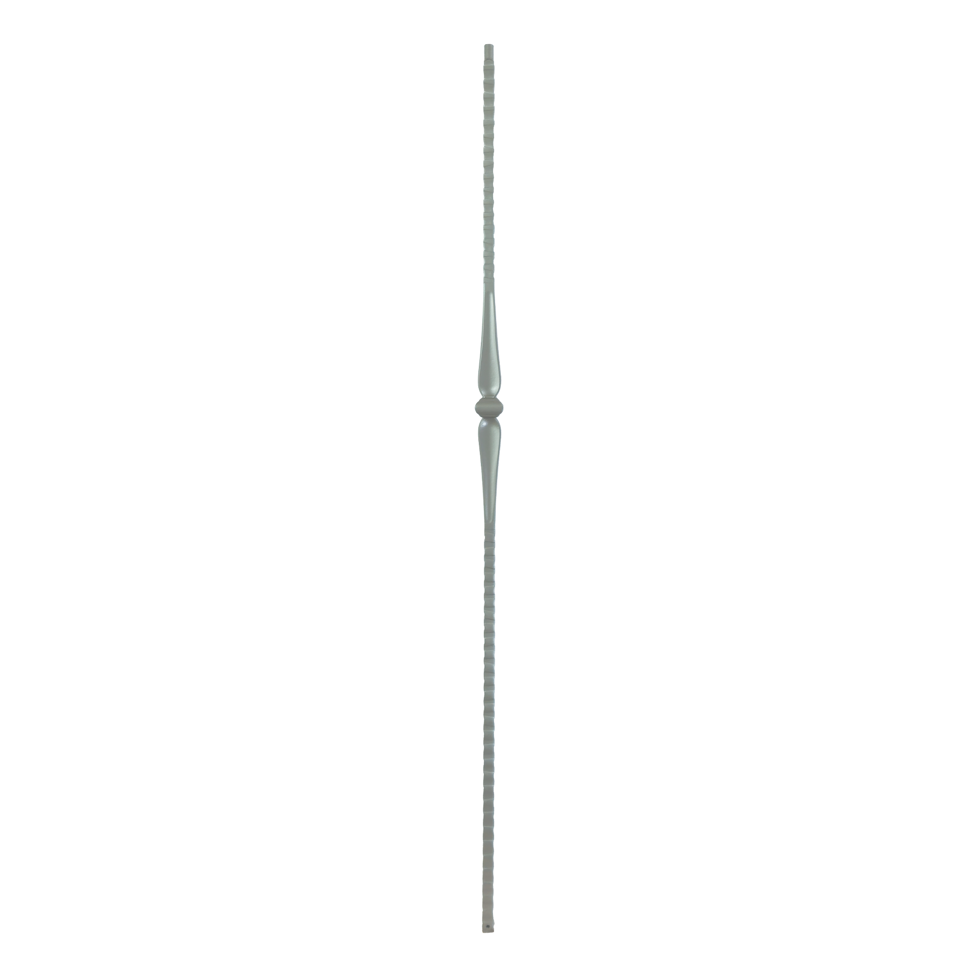 A-41HF - 9/16" Solid Hammered Metal Baluster - Knuckle w/ Spoons