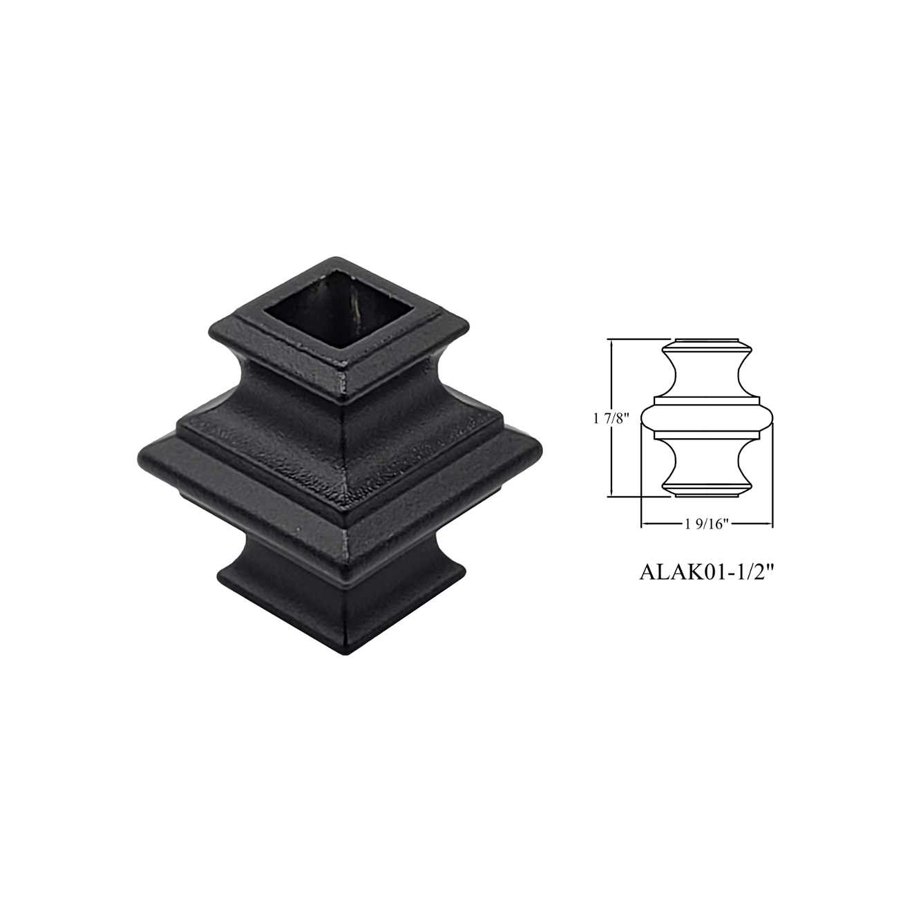 ALAK01 - 1/2" Square - Adjustable Knuckle