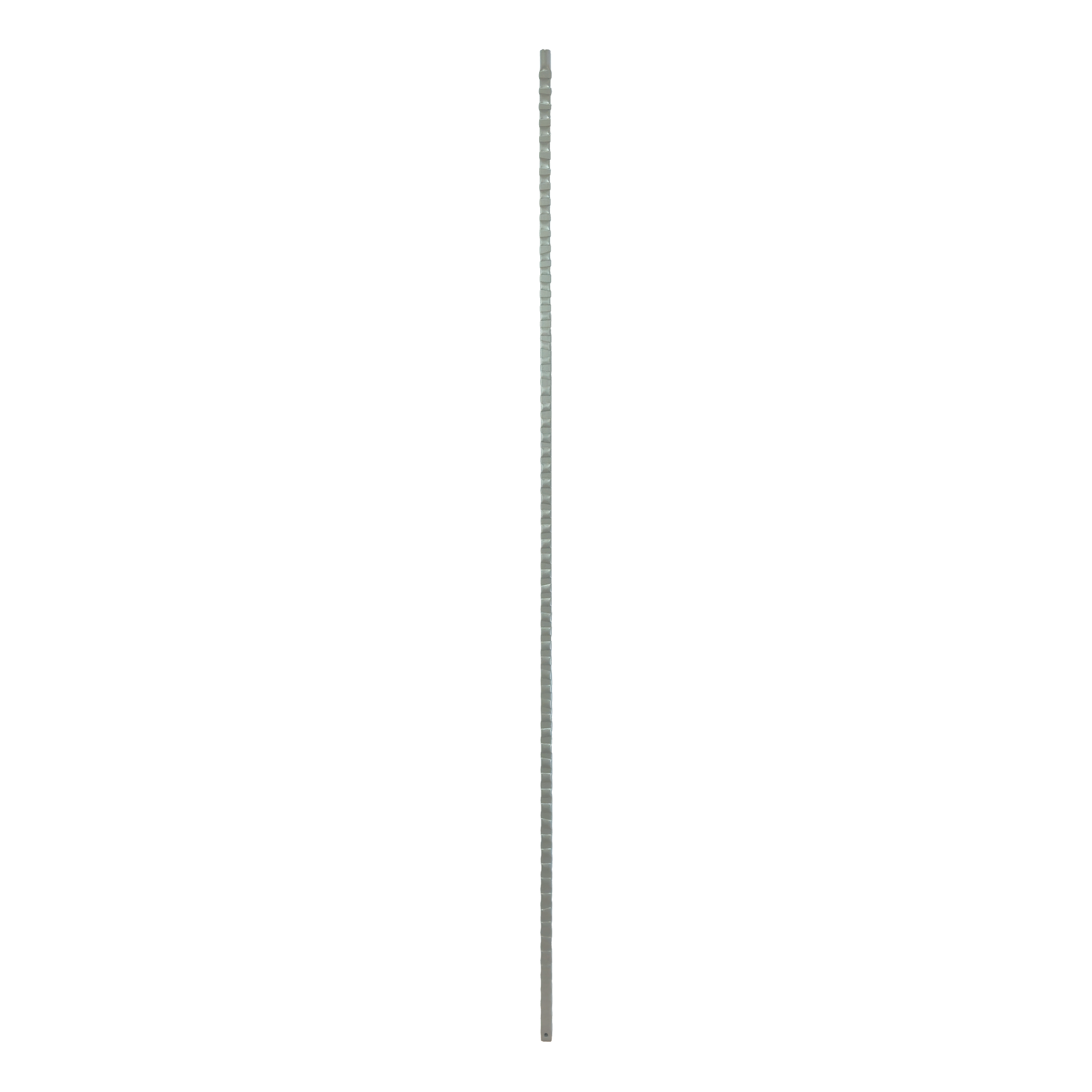 T-01HF - 9/16" Hammered Metal Baluster - Plain