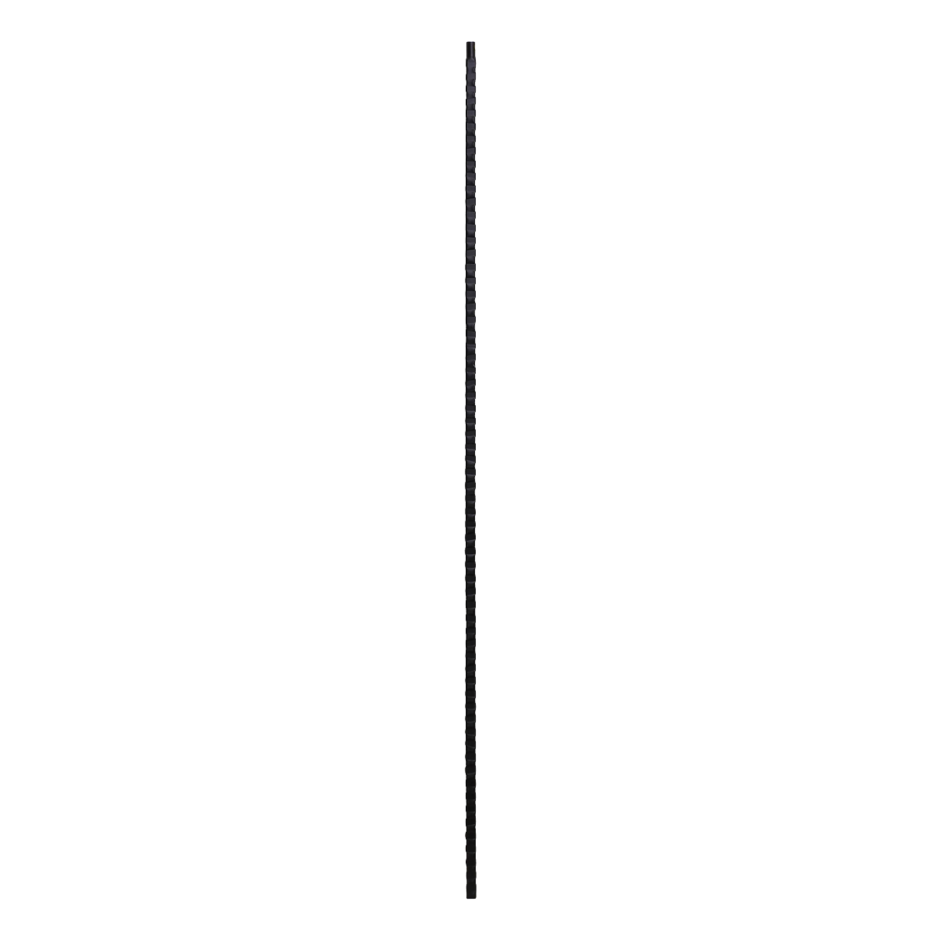 T-01HF - 9/16" Hammered Metal Baluster - Plain