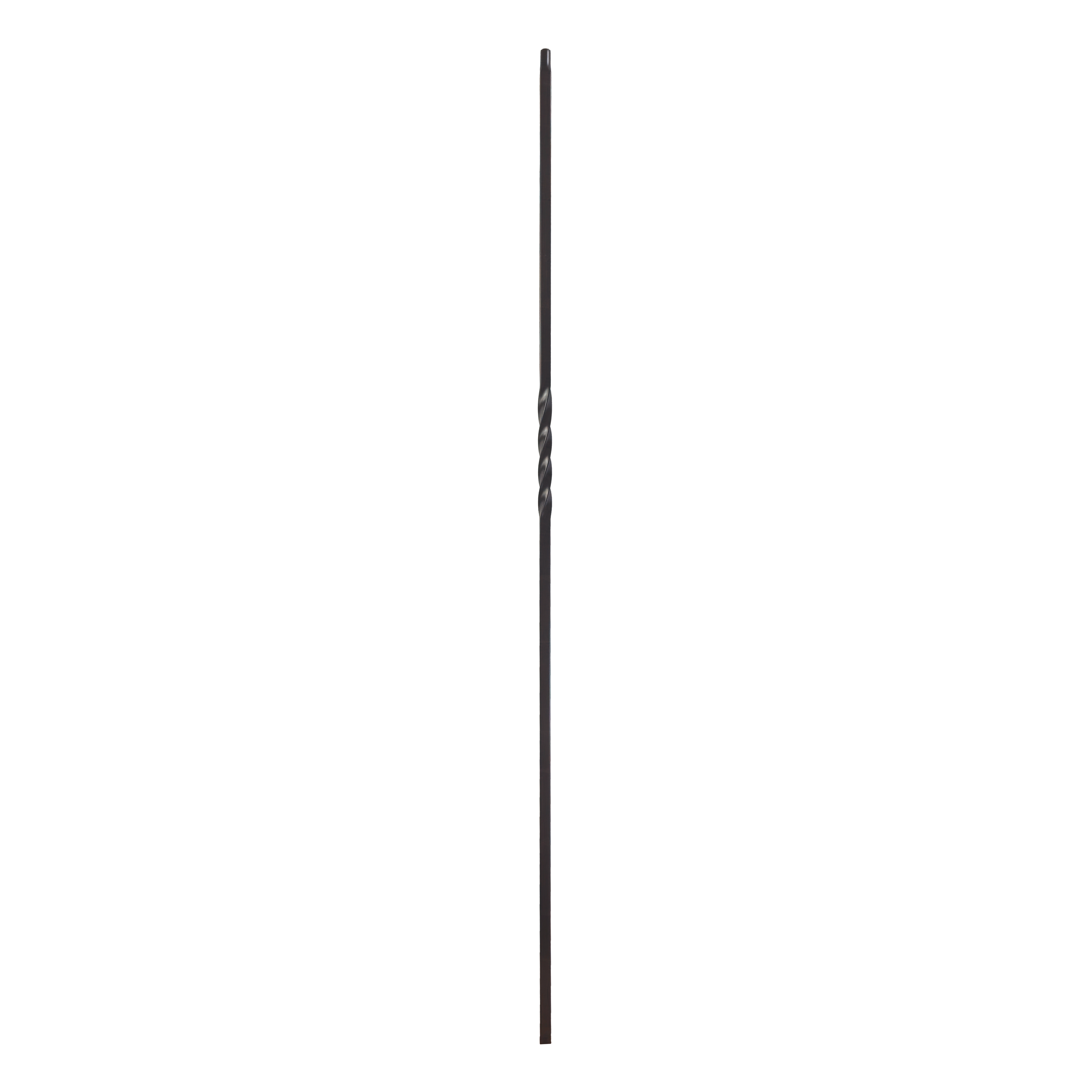 T-02 - 1/2" Square Metal Baluster - Single Twist