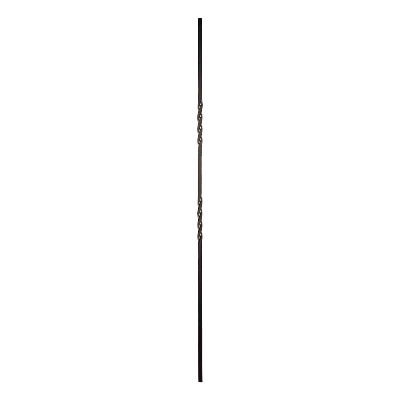 T-03 - 1/2" Square Metal Baluster - Double Twist