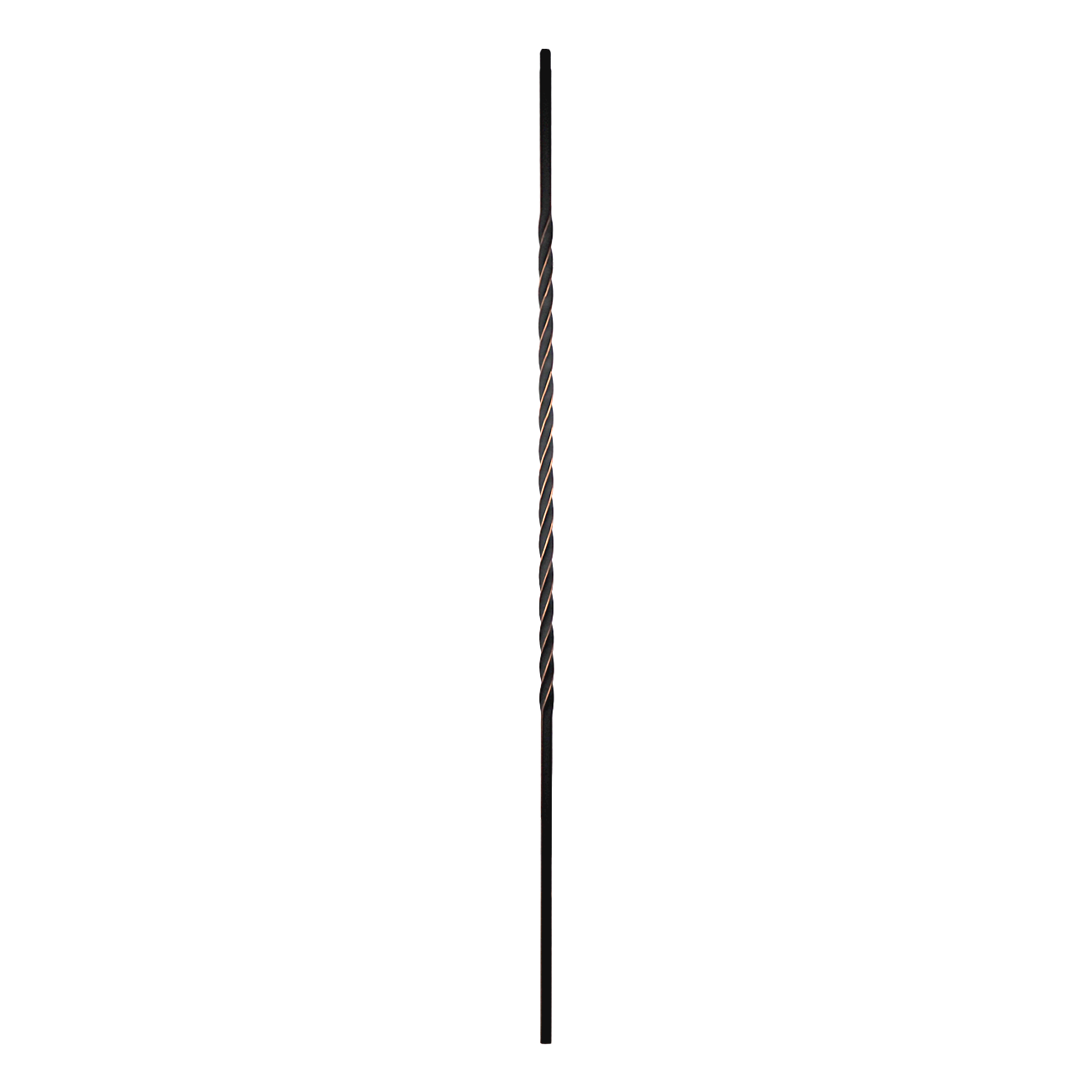 T-1.21 - 1/2" Square Metal Baluster - Long Twist