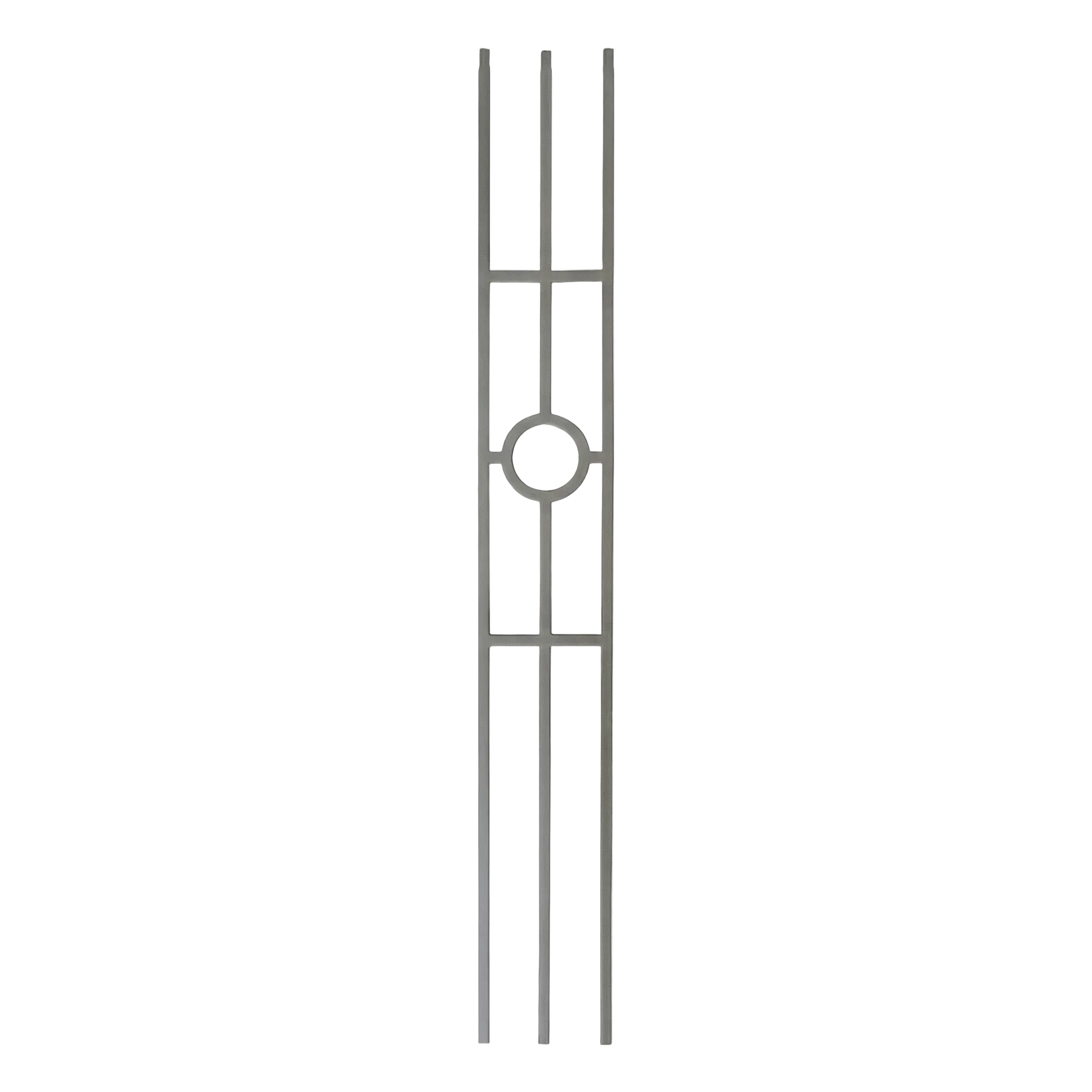 T-1.32 - 1/2" Square Metal Baluster - Tri-leg Panel