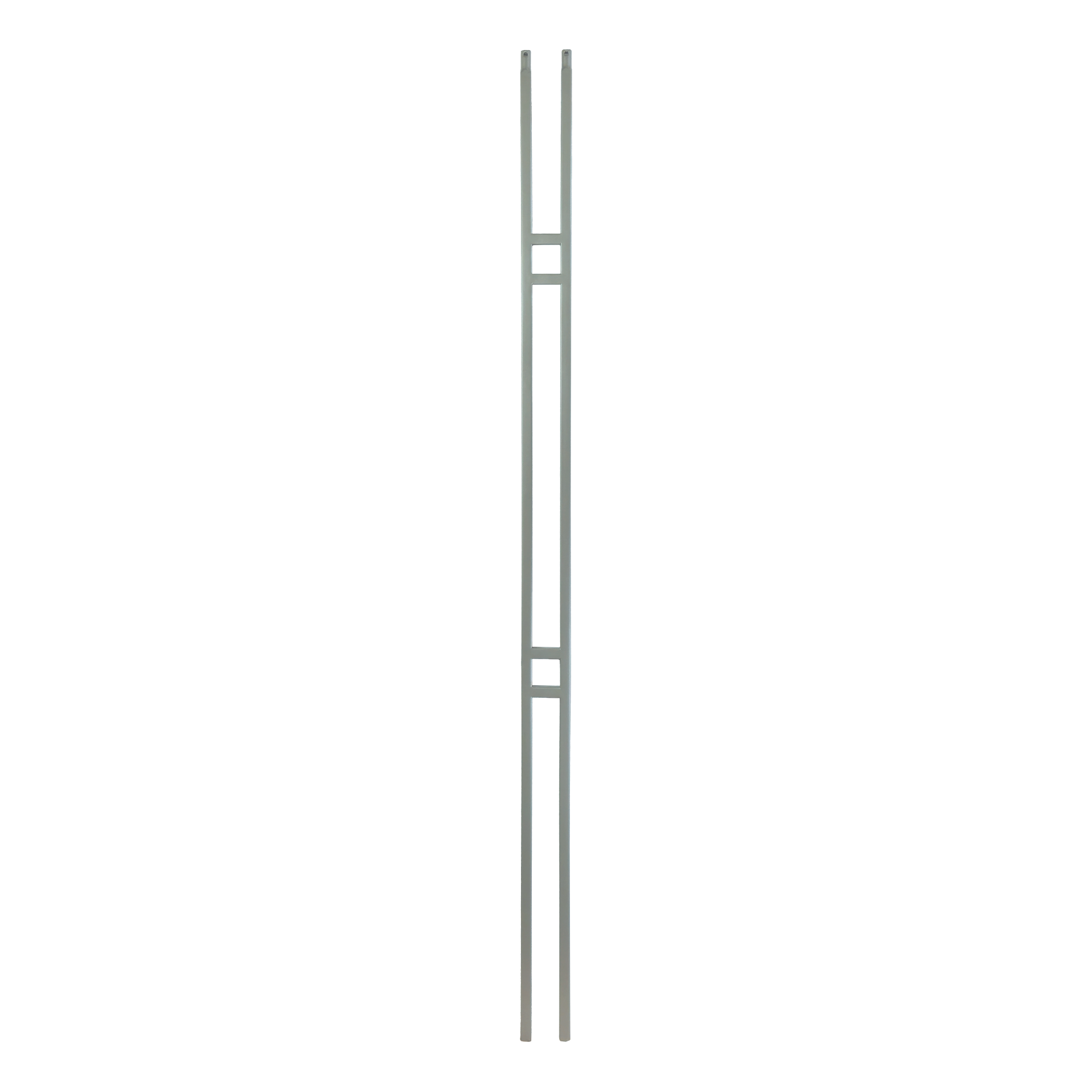 T-6.1 - 1/2" Square Metal Baluster - Double Small Square