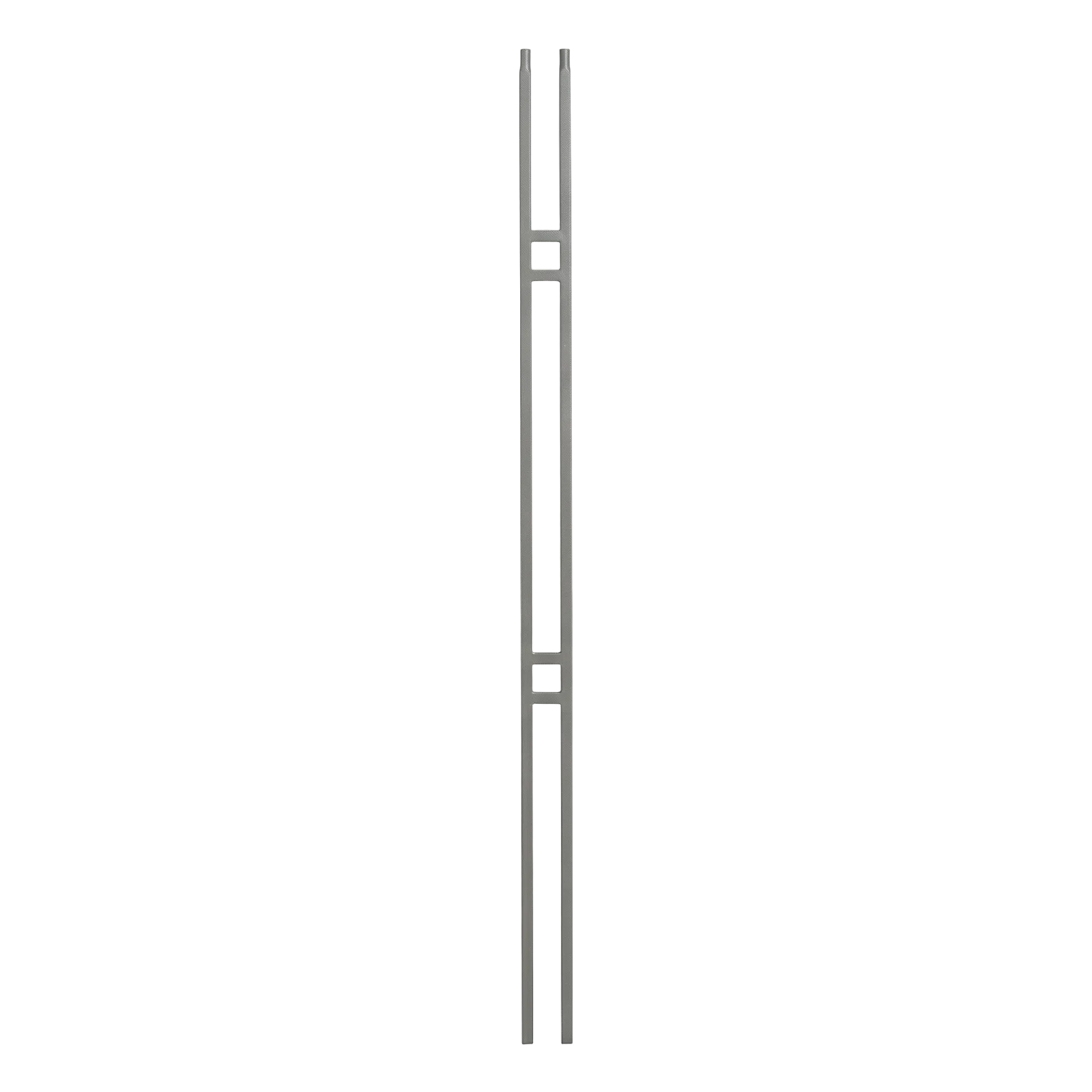 T-6.1 - 1/2" Square Metal Baluster - Double Small Square