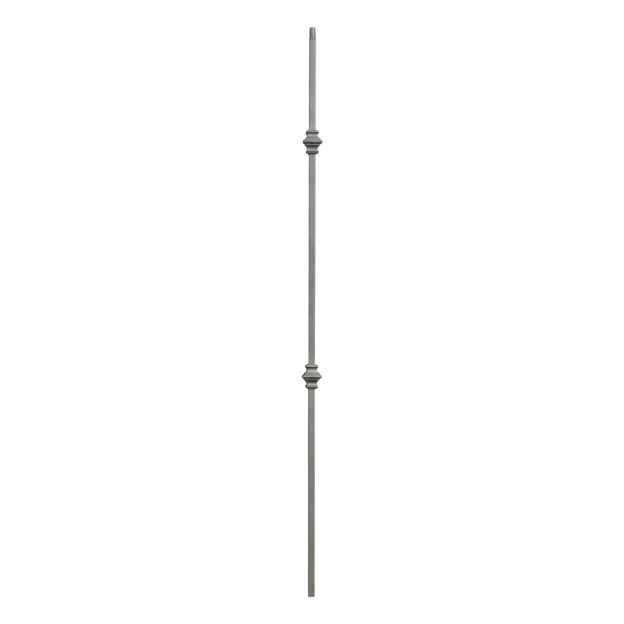 T-61 - 1/2" Square Metal Baluster - Double Knuckle