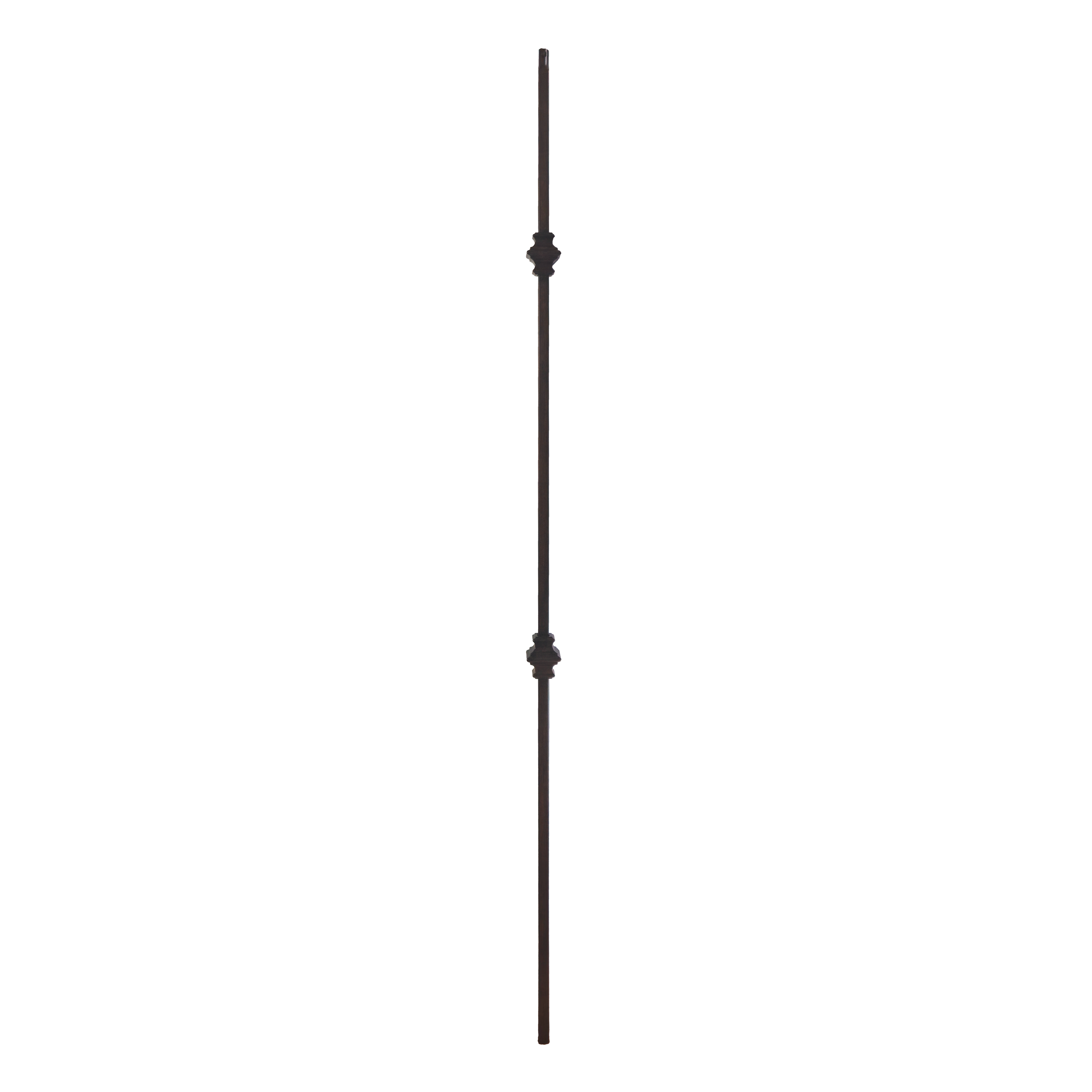 T-61 - 1/2" Square Metal Baluster - Double Knuckle