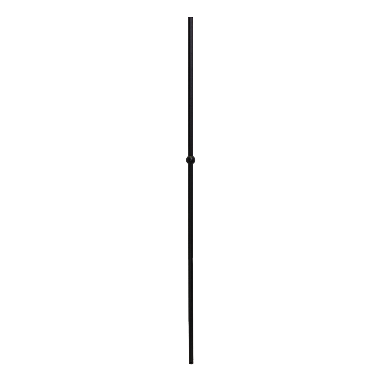 T-8.12.58 - 5/8" Round Metal Baluster - Single Sphere
