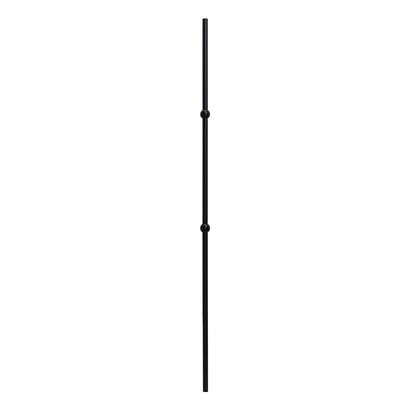 T-8.13.58 - 5/8" Round Metal Baluster - Double Sphere