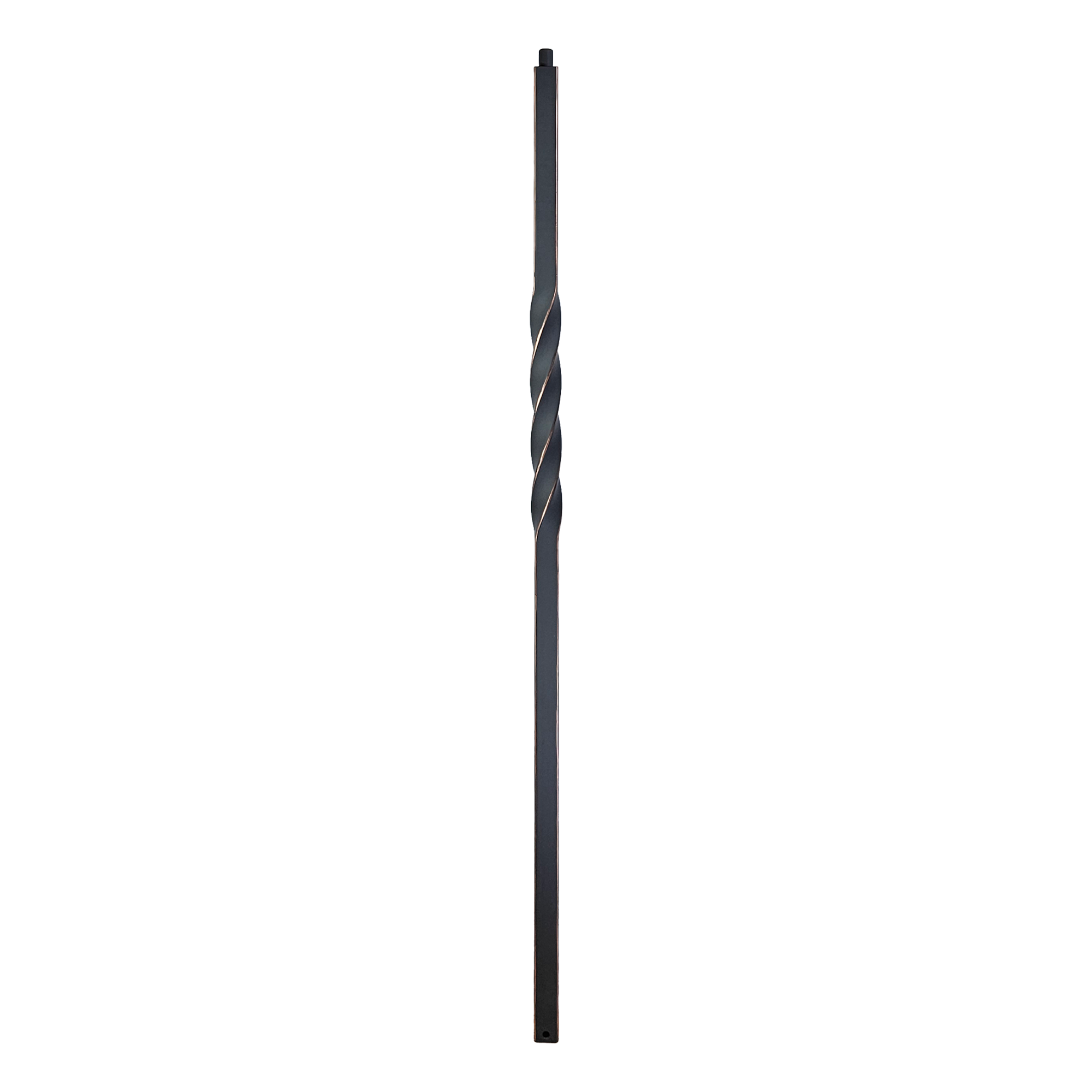 T-NWLTW48 - 1-3/16" Square Metal Newel - Twist